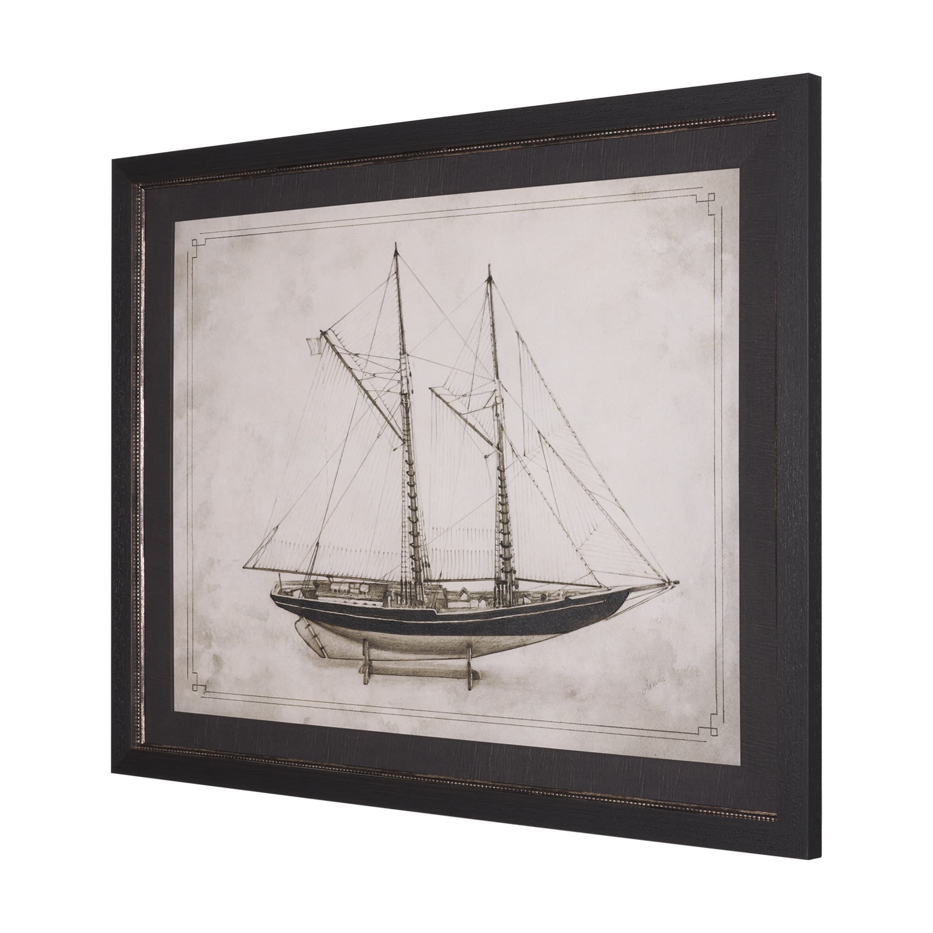 Bluenose II by Mercana Studio a Hand Embellished Framed Art Print — product photograph