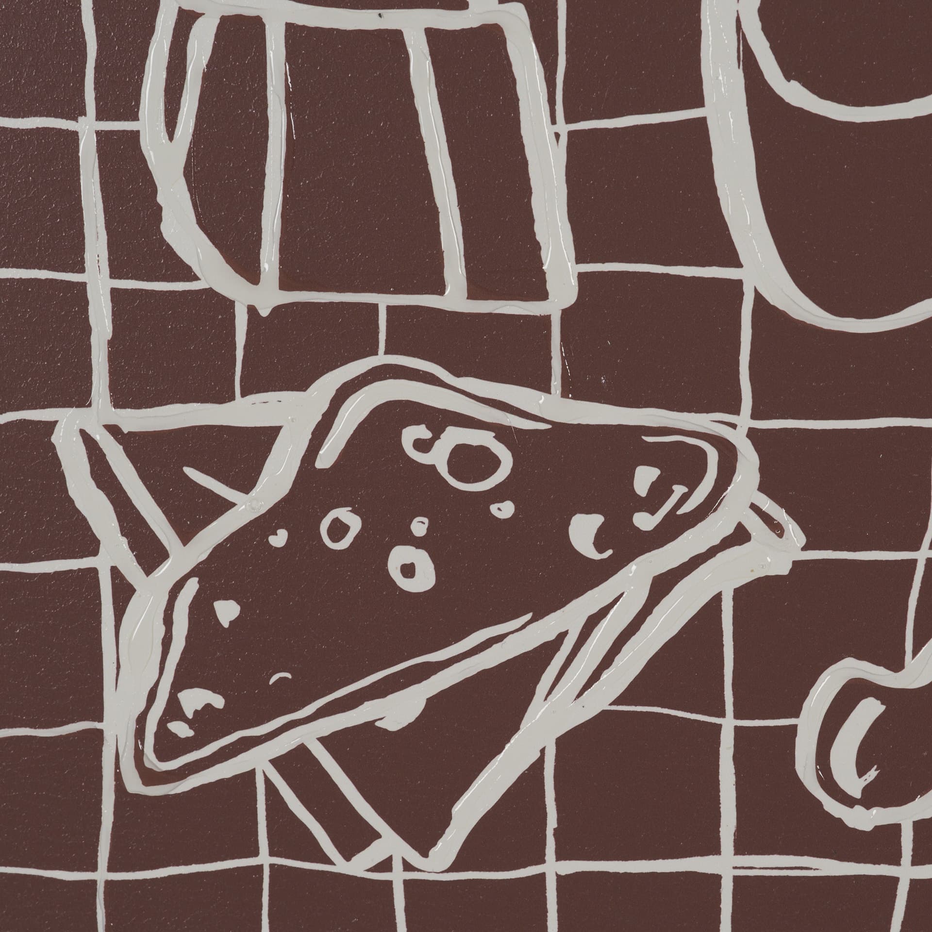 Breakfast Doodles(Set 2) by Jenaya Jackson Hand-Embellished Texture Frame Artwork Matted under Glass — product photograph