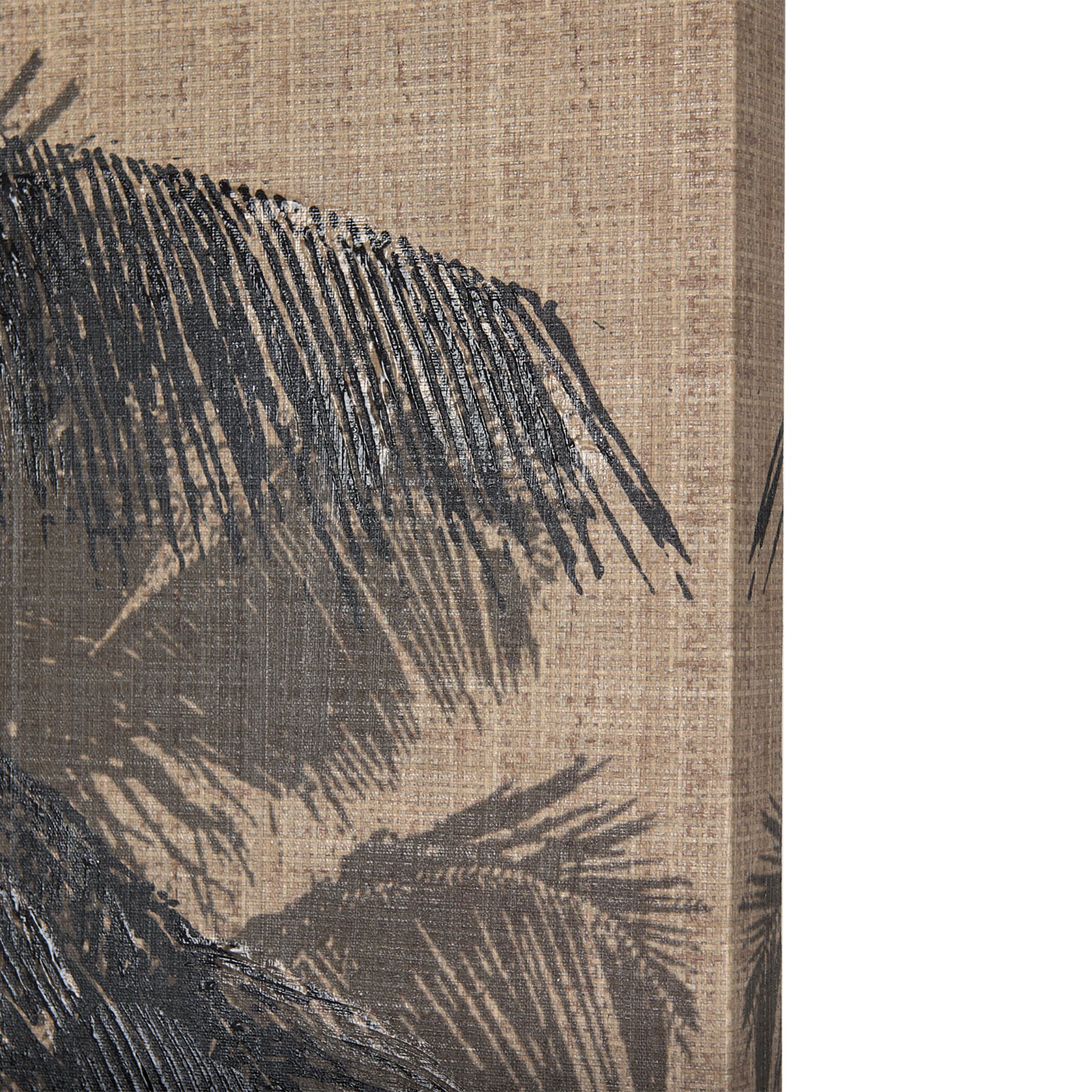 Palm Shadow II by Mercana Studio a Hand Embellished Textured Canvas — product photograph