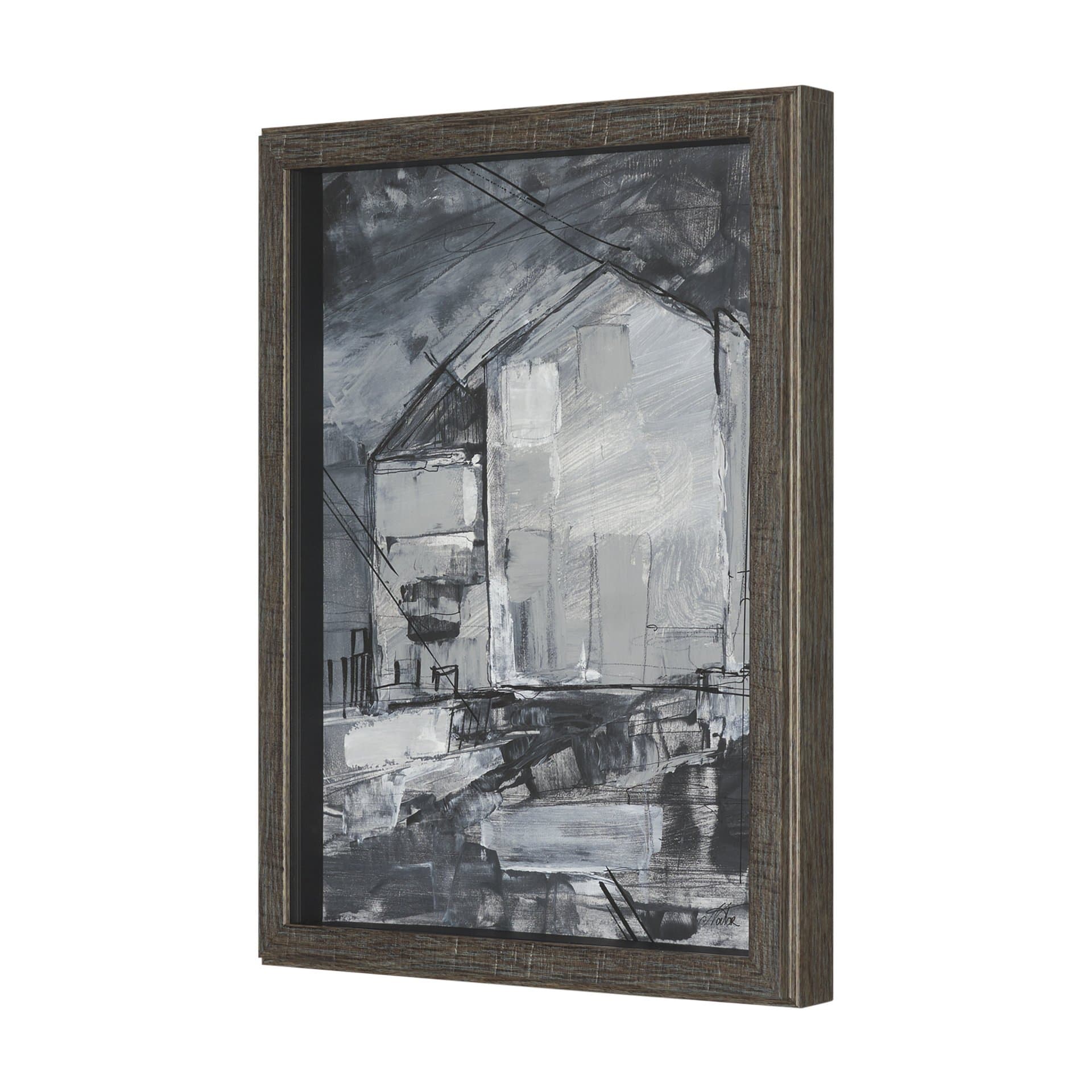 Community 3C by Mercana Studio Framed Artwork Matted under Glass — product photograph
