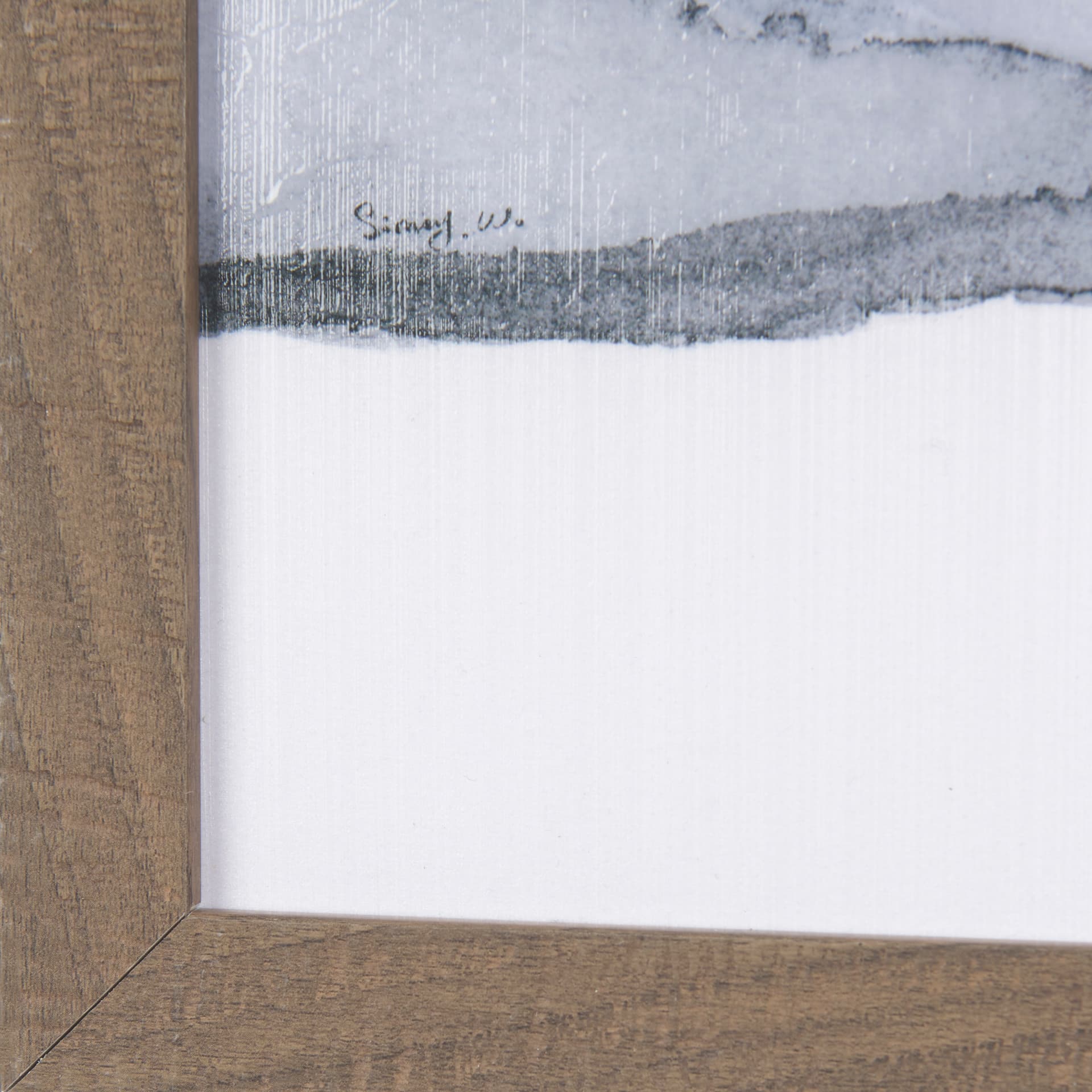 Sandy Land I by Mercana Studio a Hand Embellished Textured Framed Art Print — product photograph