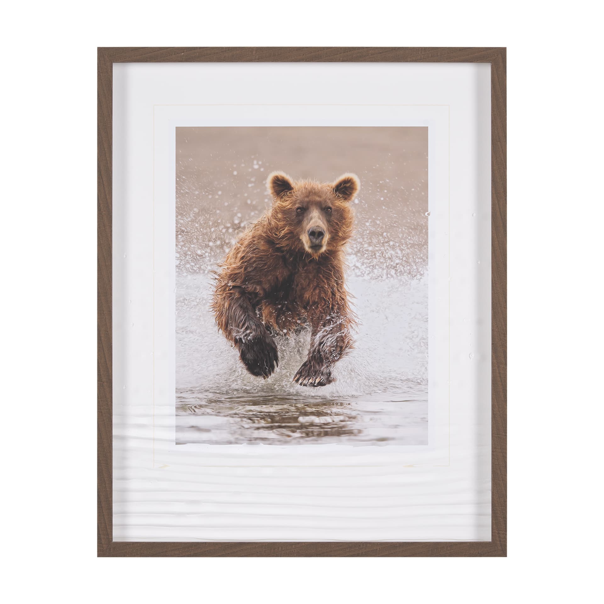 Custom Bears at Play II (MC) by PH Burchett Hand Embellished Framed Photo Art Print Matted under Gla — product photograph