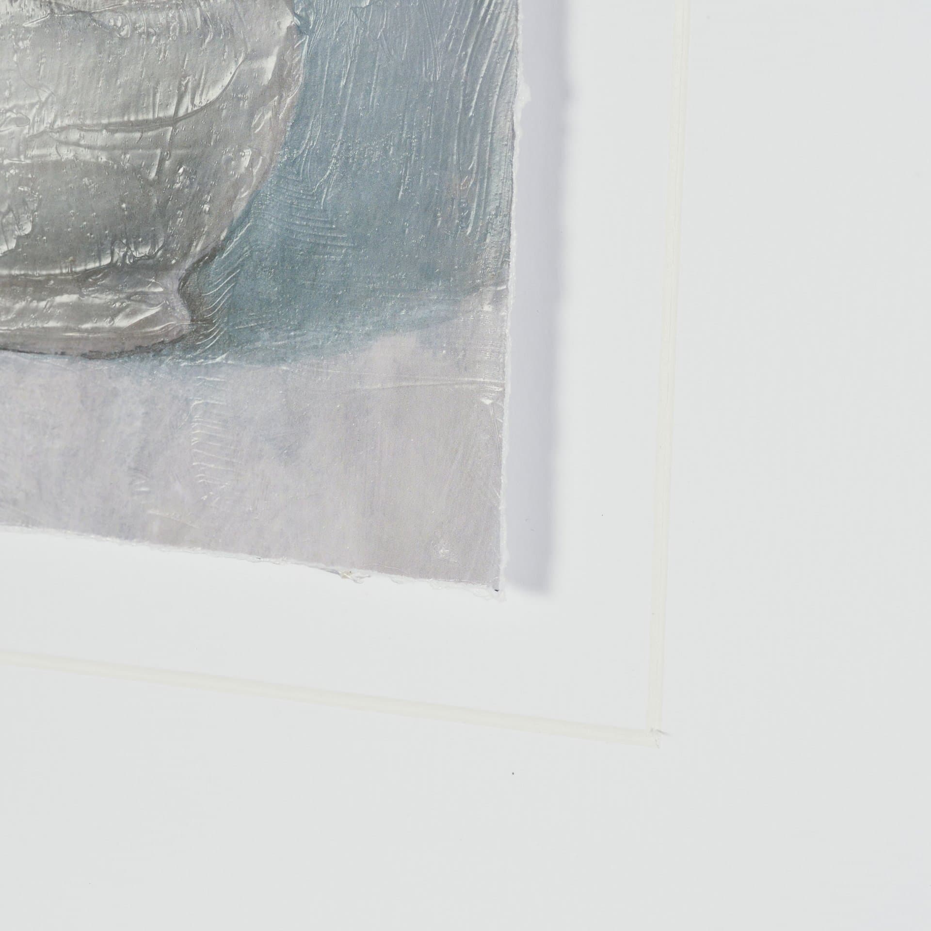 Studies in White and Ash: Study I by Mercana Studio Textured Framed Artwork Matted under Glass — product photograph