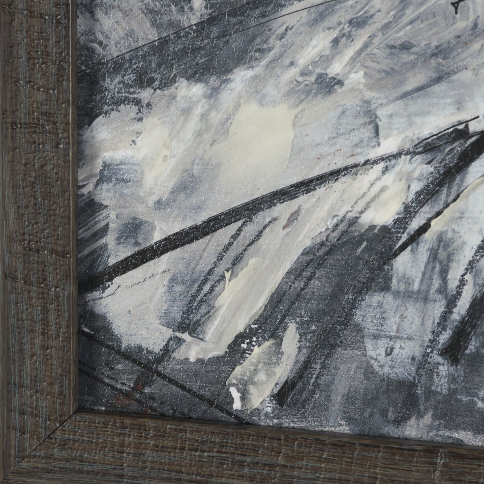 Community 2C by Mercana Studio Hand-Embellished Textured Framed Artwork Matted — product photograph