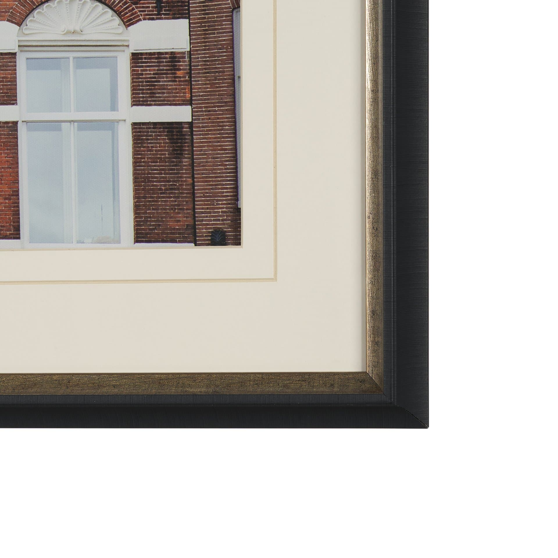 Beautiful Buildings by Irene Sucocki Framed Art Print Matted under Glass — product photograph