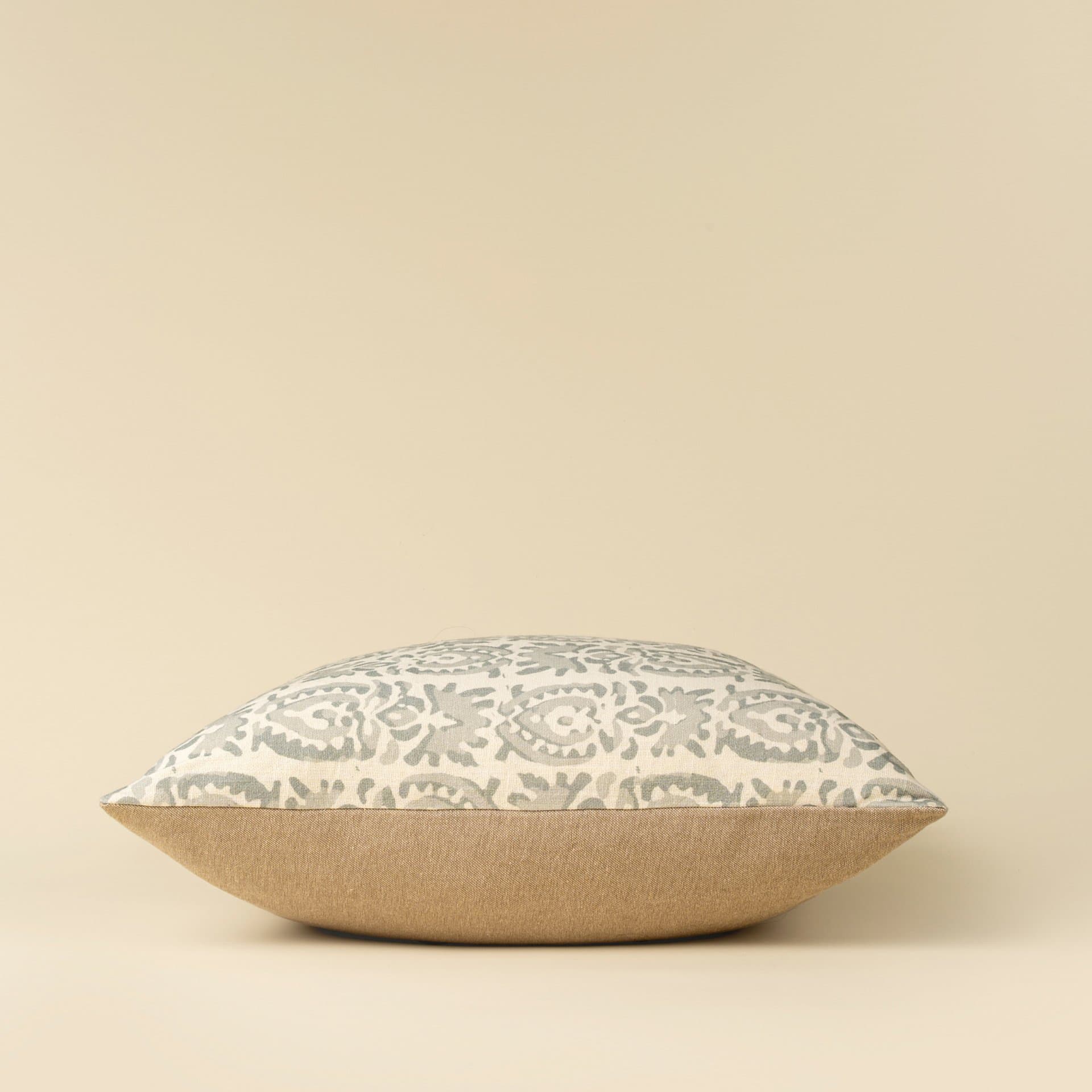 Laguna 20x20 Block Print Pillow Cover — product photograph