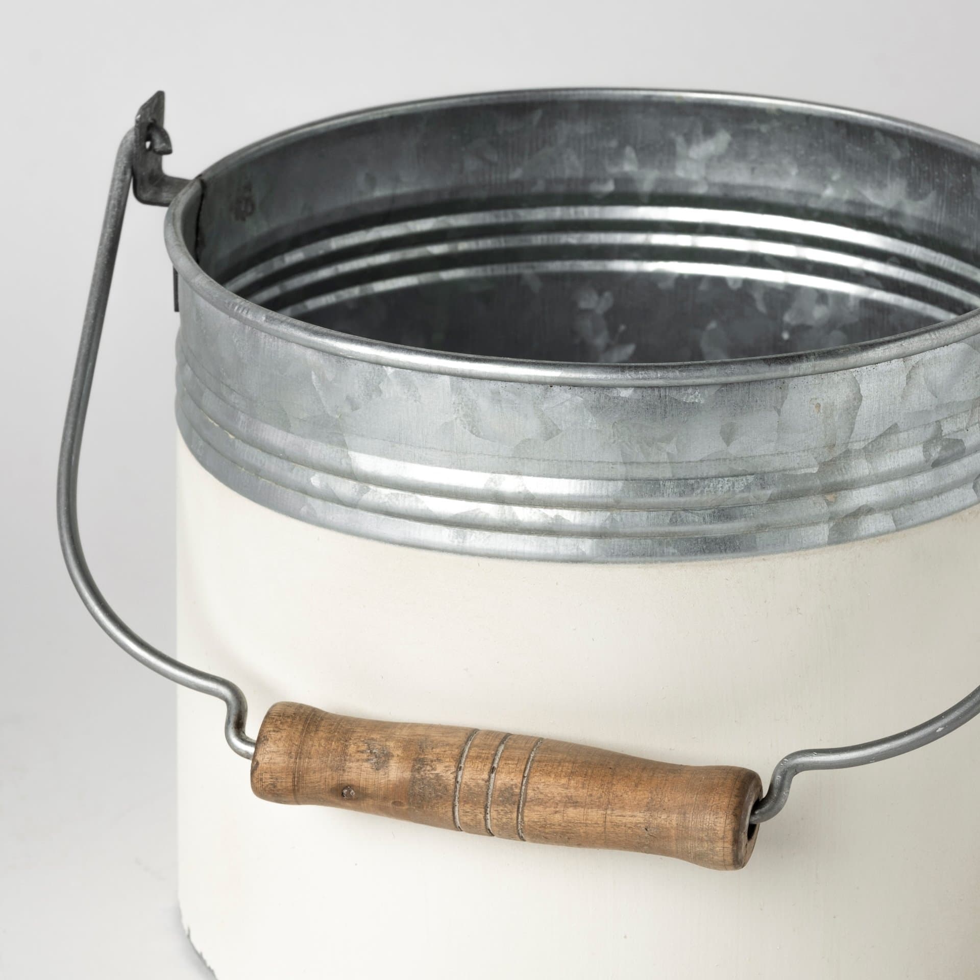 Alani (Set of 3) White Metal Storage Boxes — product photograph