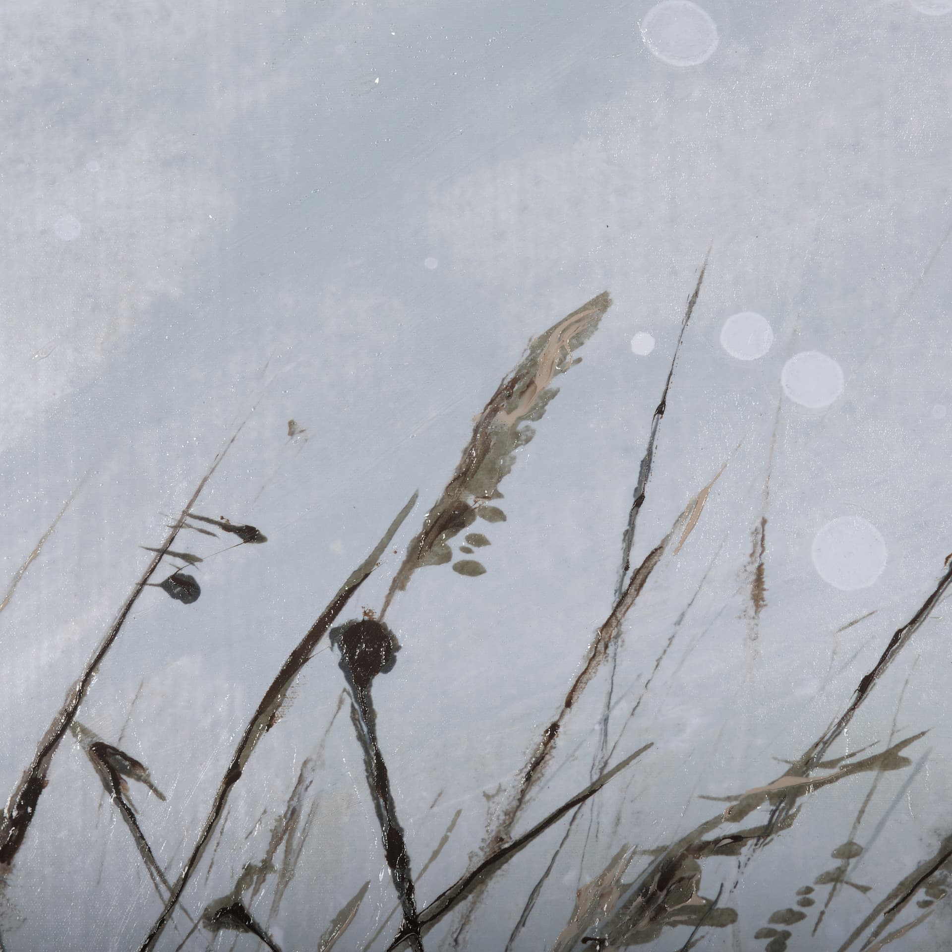 Chilly Breeze I by Mercana Studio a Hand Embellished Textured Framed Canvas — product photograph