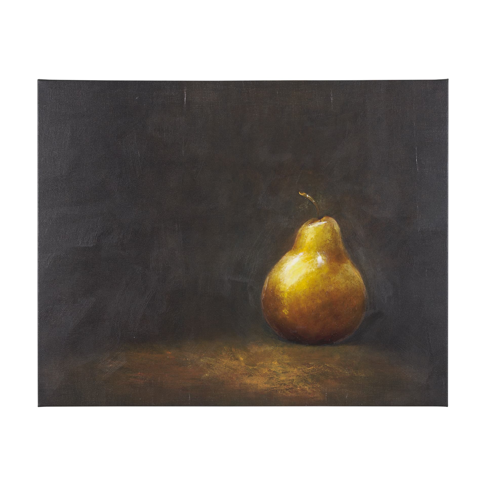 Lonely Pear by Mercana Studio a Hand Embellished Textured Canvas — product photograph