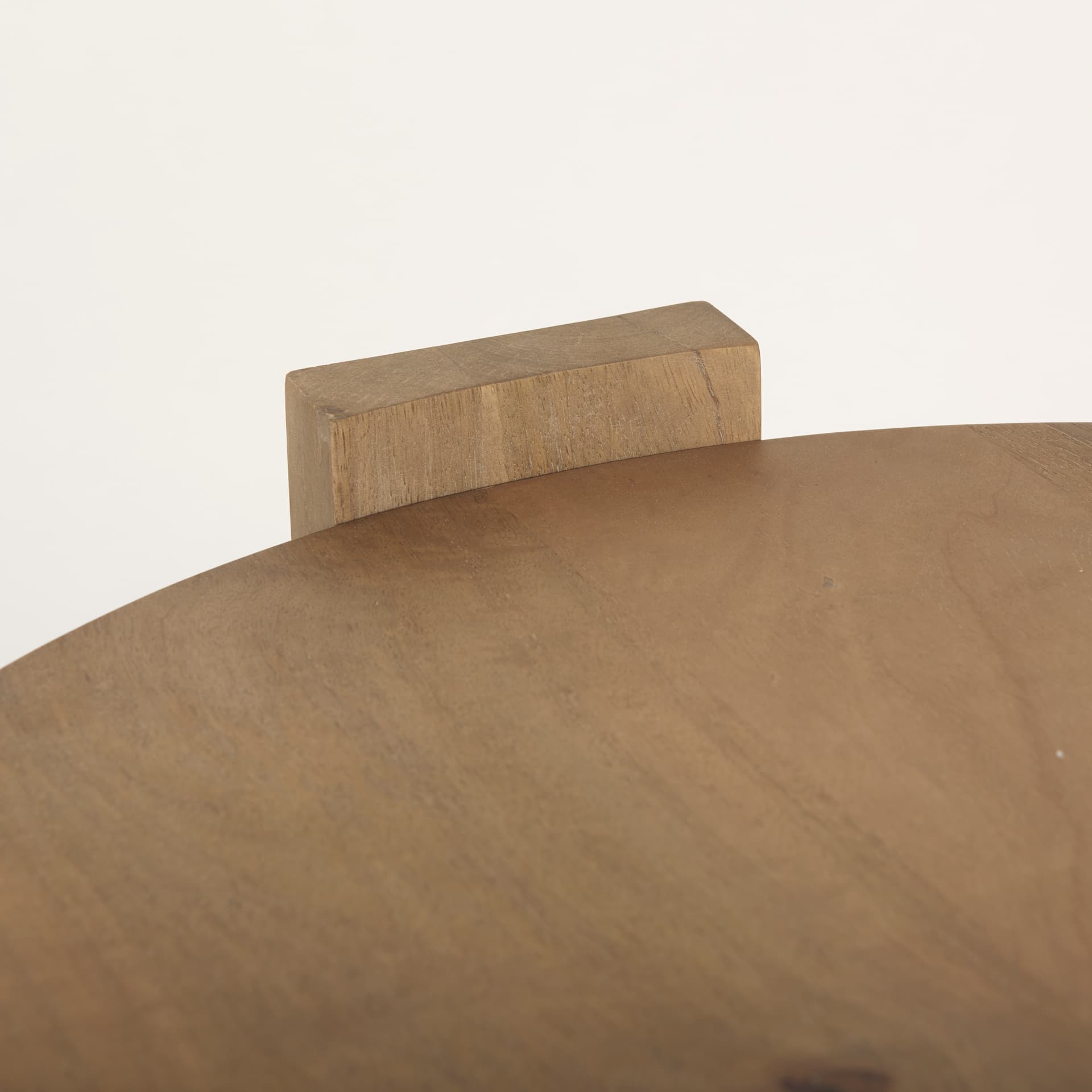 Evelyn Light Brown Round End/Side Table — product photograph