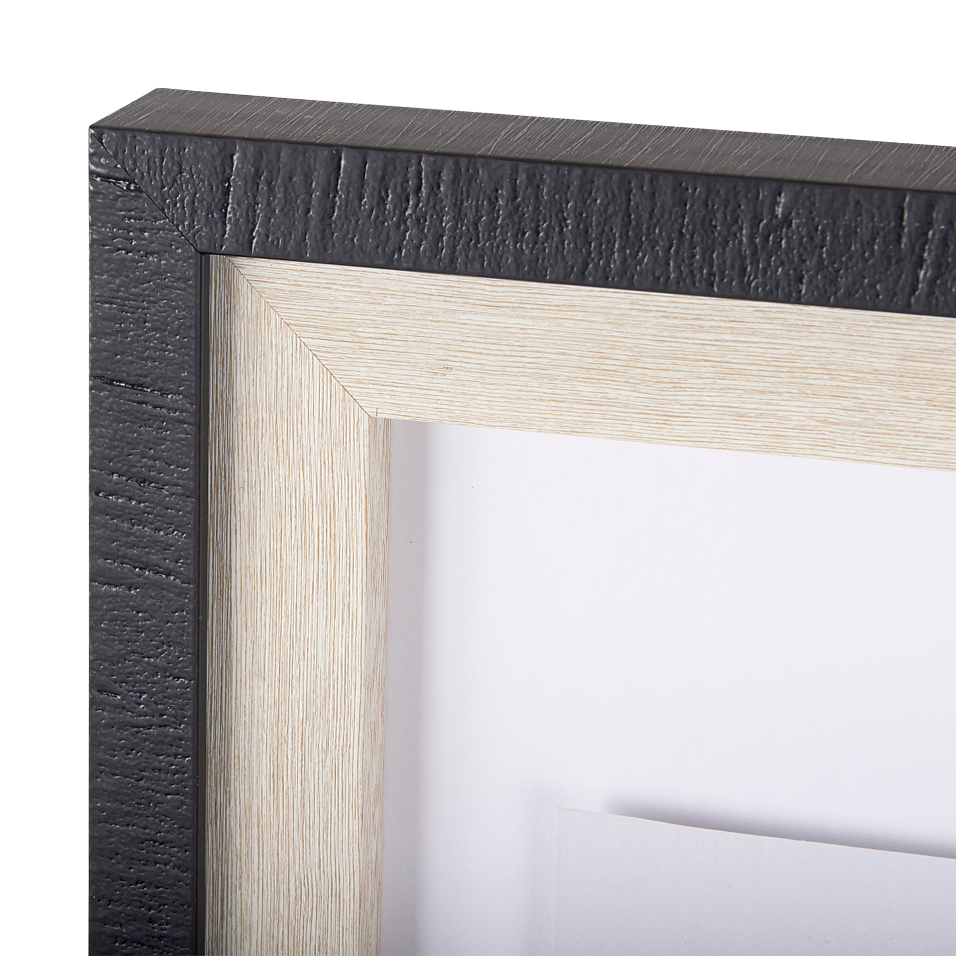 Pages II by Mercana Studio a Hand Embelished Textured Framed Art Print Matted under Glass — product photograph