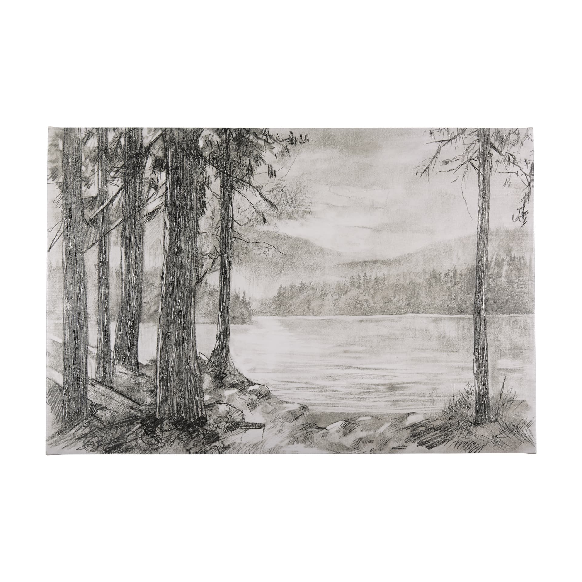 West Coast Chronicles I by Mercana Studio a Hand Embellished Textured Canvas — product photograph