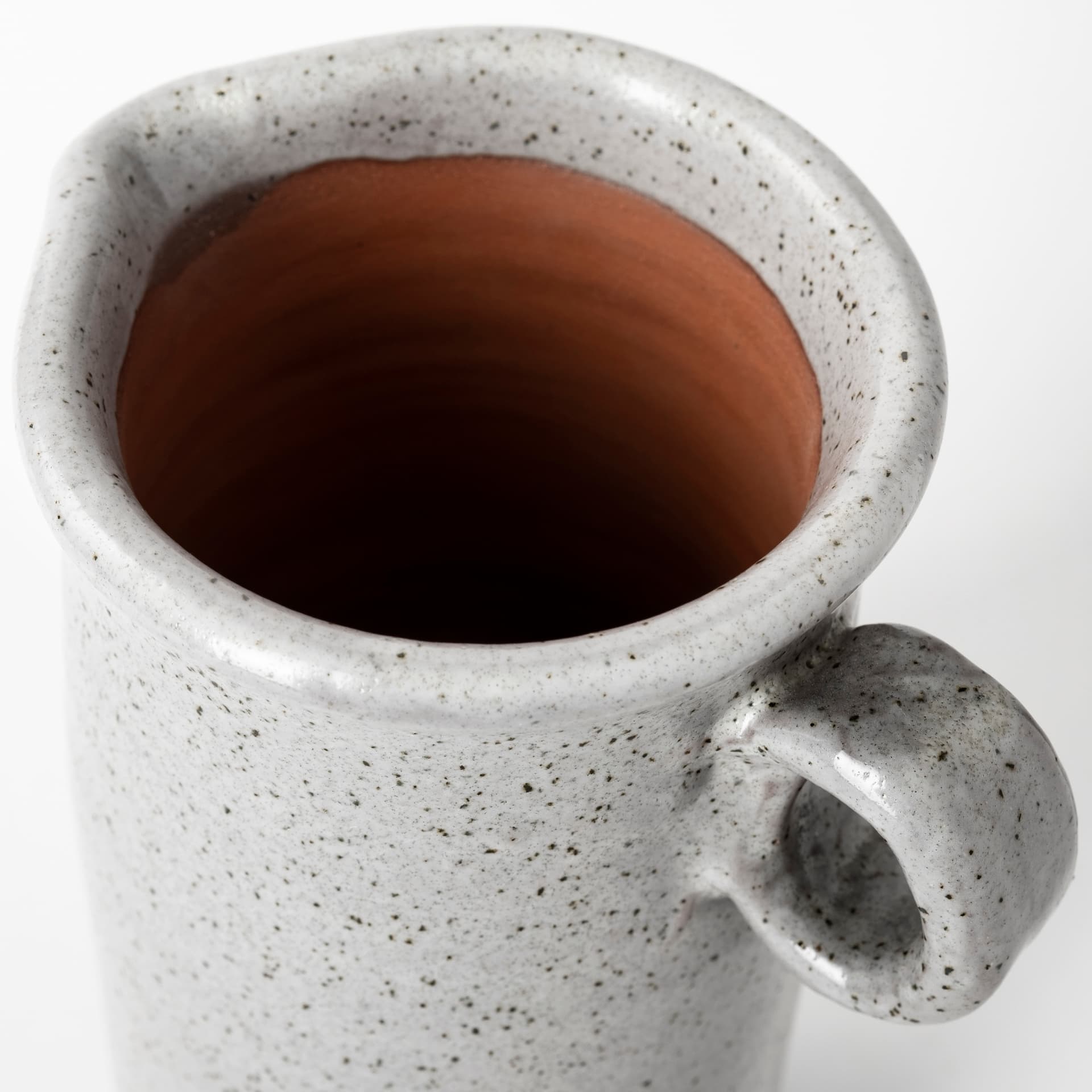 Frieda Small Freckled Gray Ceramic Jug — product photograph