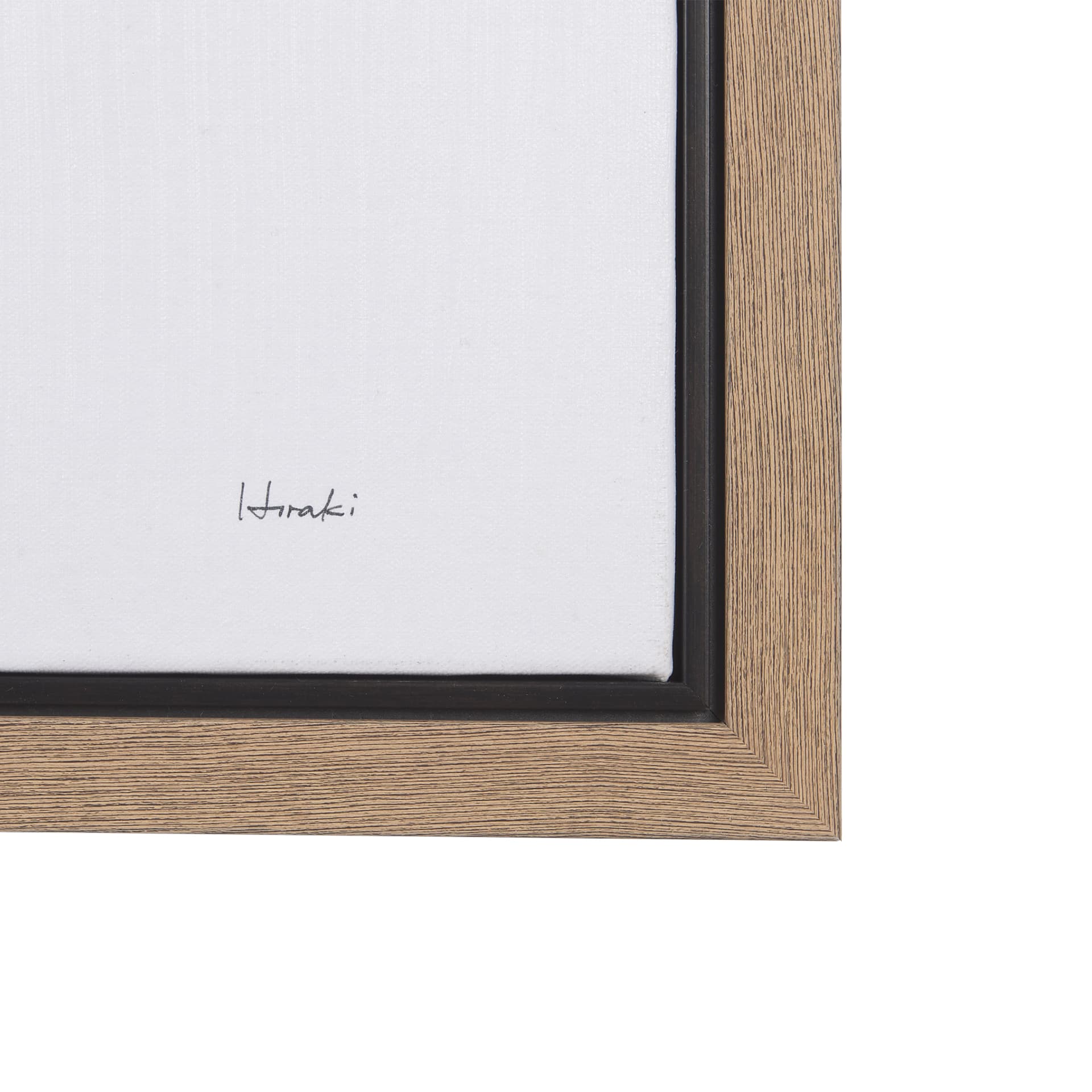 Rain of Leaf I by Mercana Studio a Hand Embellished Textured Framed Canvas — product photograph