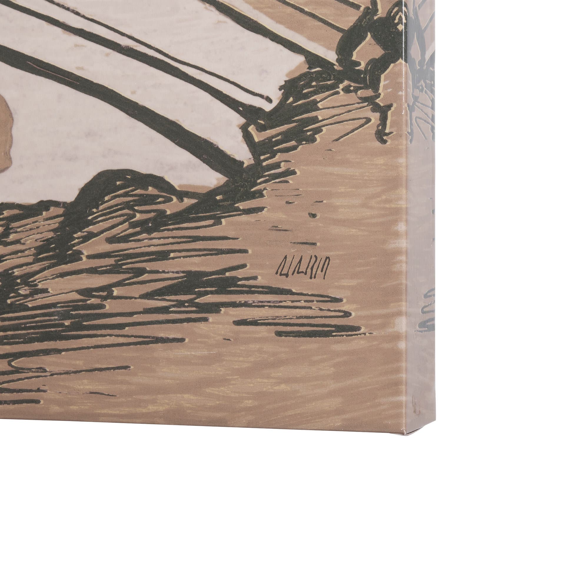 Farmland Fall by Mercana Studio a Hand Embellished Textured Canvas — product photograph