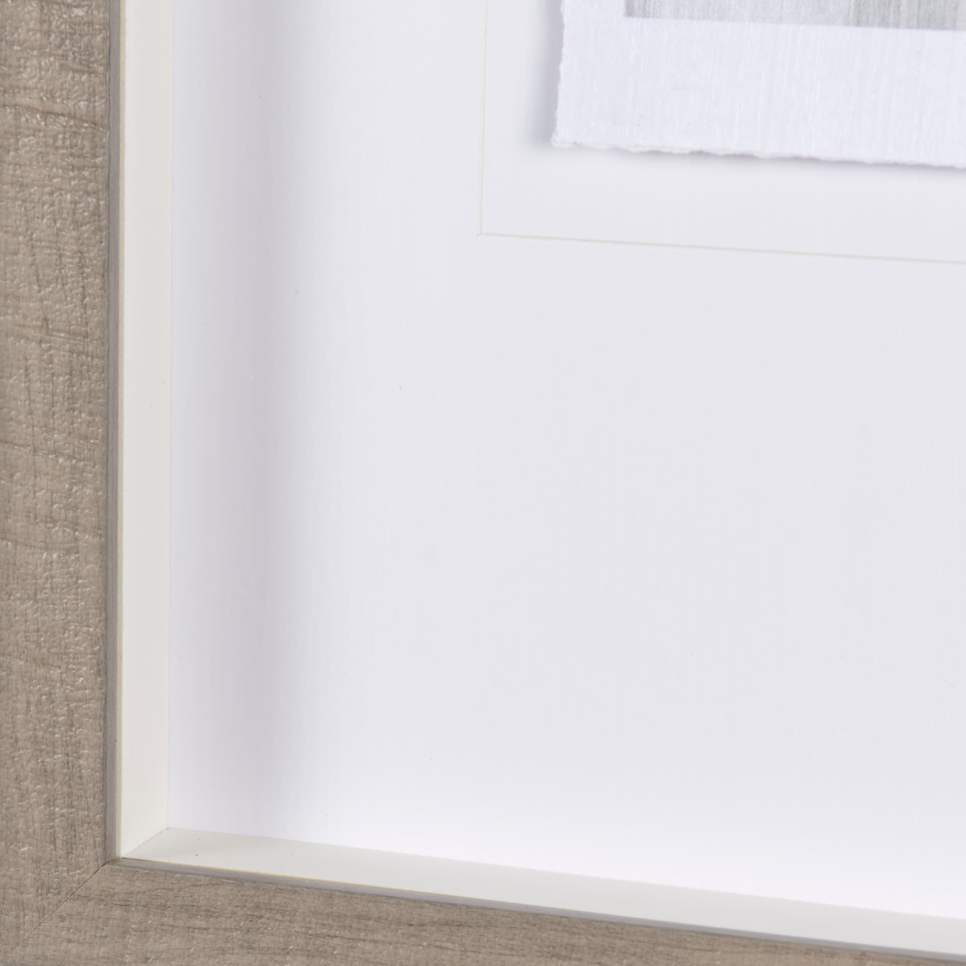 Ikat Patterns V by Silvia Krause a Hand Embellished Textured Framed Art Print Matted under Glass — product photograph