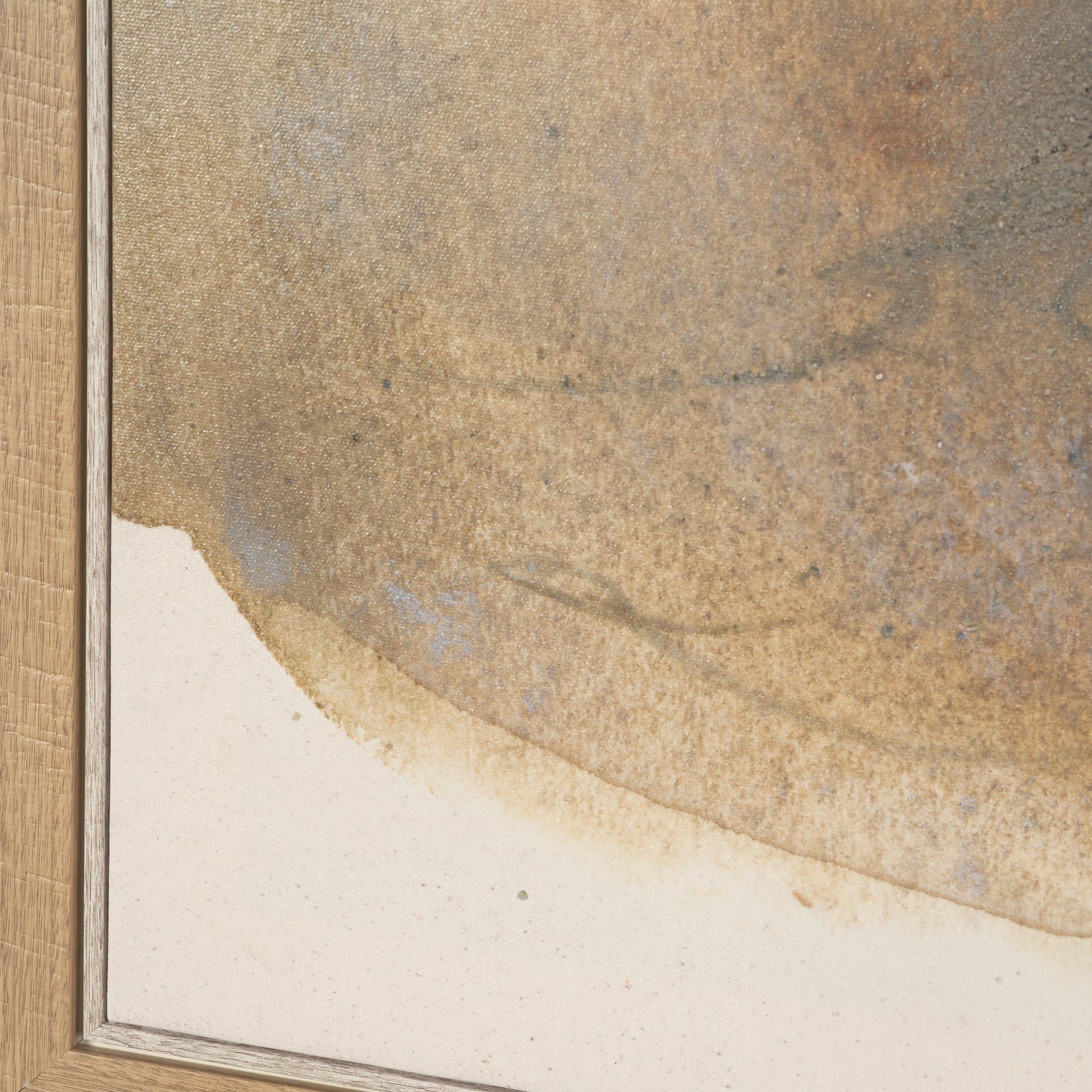 Aura by Ira Havuka Hand-Embellished Textured Framed Canvas Artwork — product photograph