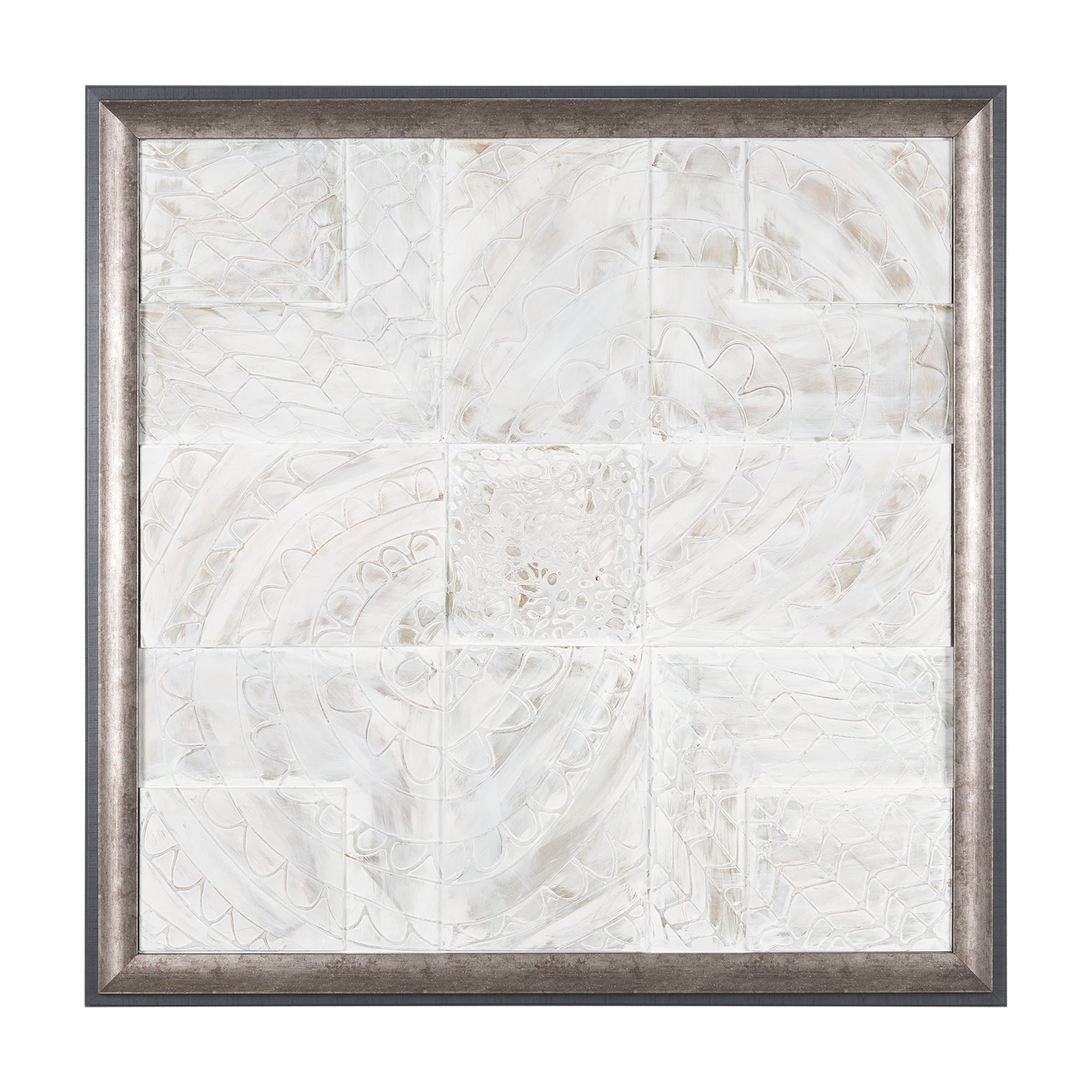 Layered Alloy II by Studio M a handmade Original 3D Textured Framed Artwork — product photograph