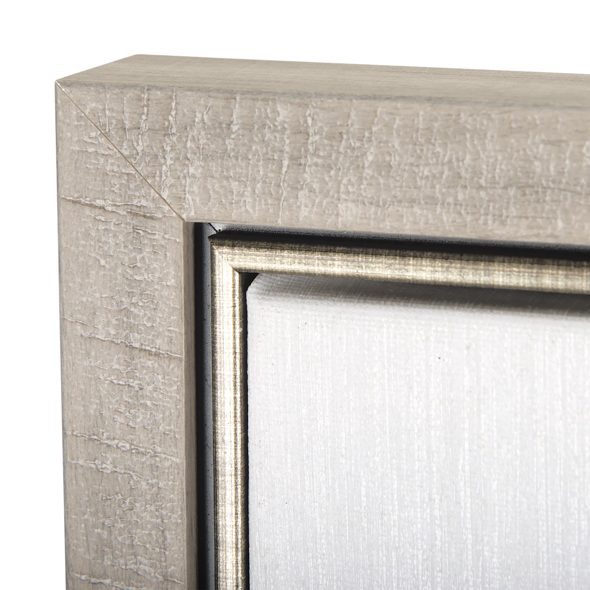 Earthenware by Mercana Studio a Hand Embellished Textured Framed Canvas — product photograph