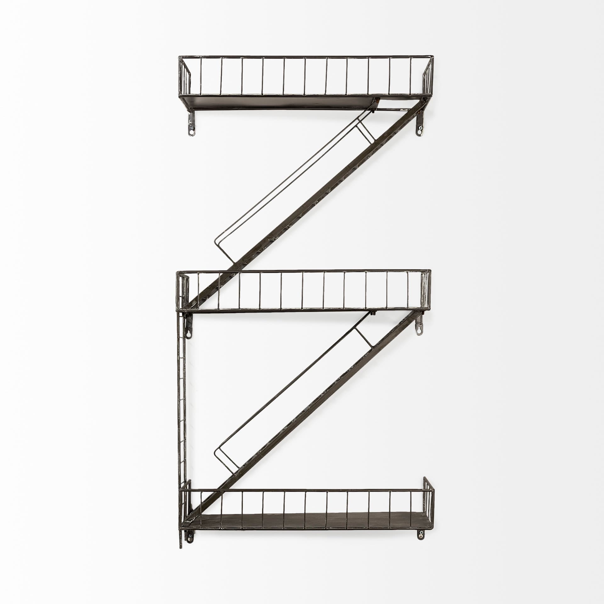 Gastown 42H Wall Mounted Fire Escape Shelf — product photograph