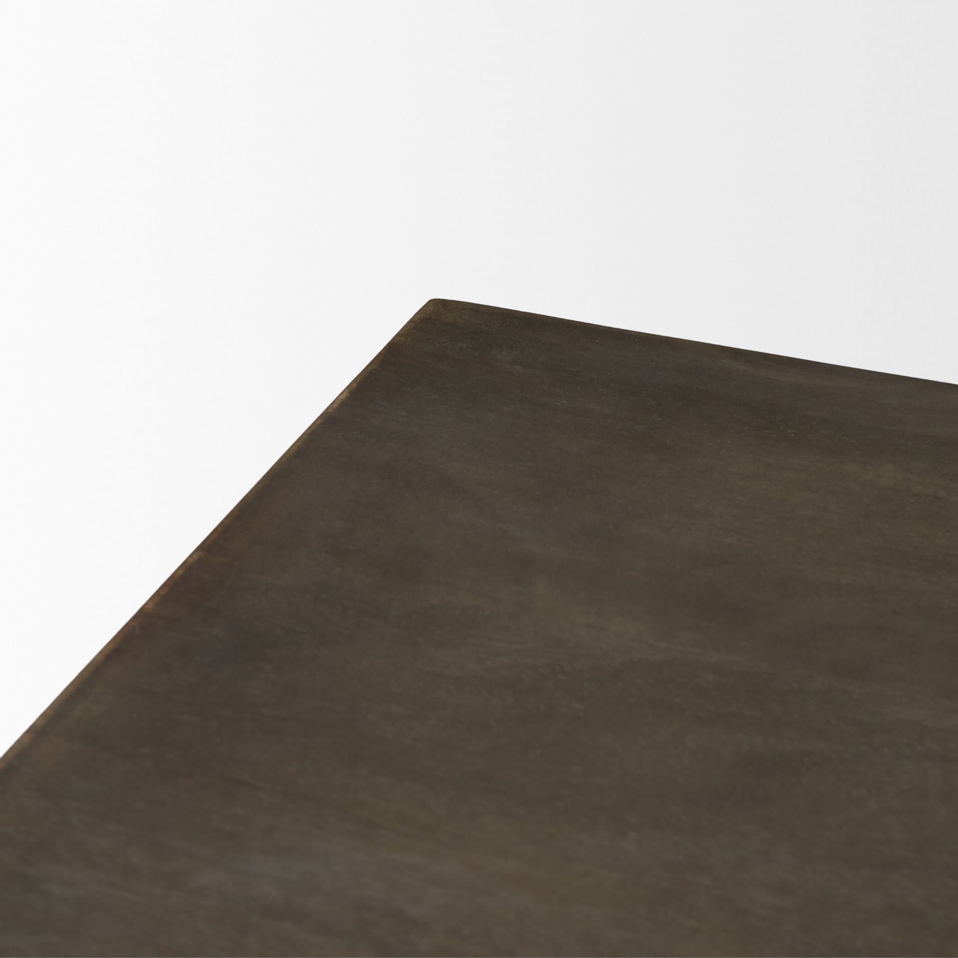 Cinder Distressed Dark Brown Wood Reeded 4-Door Closed Sideboard — product photograph