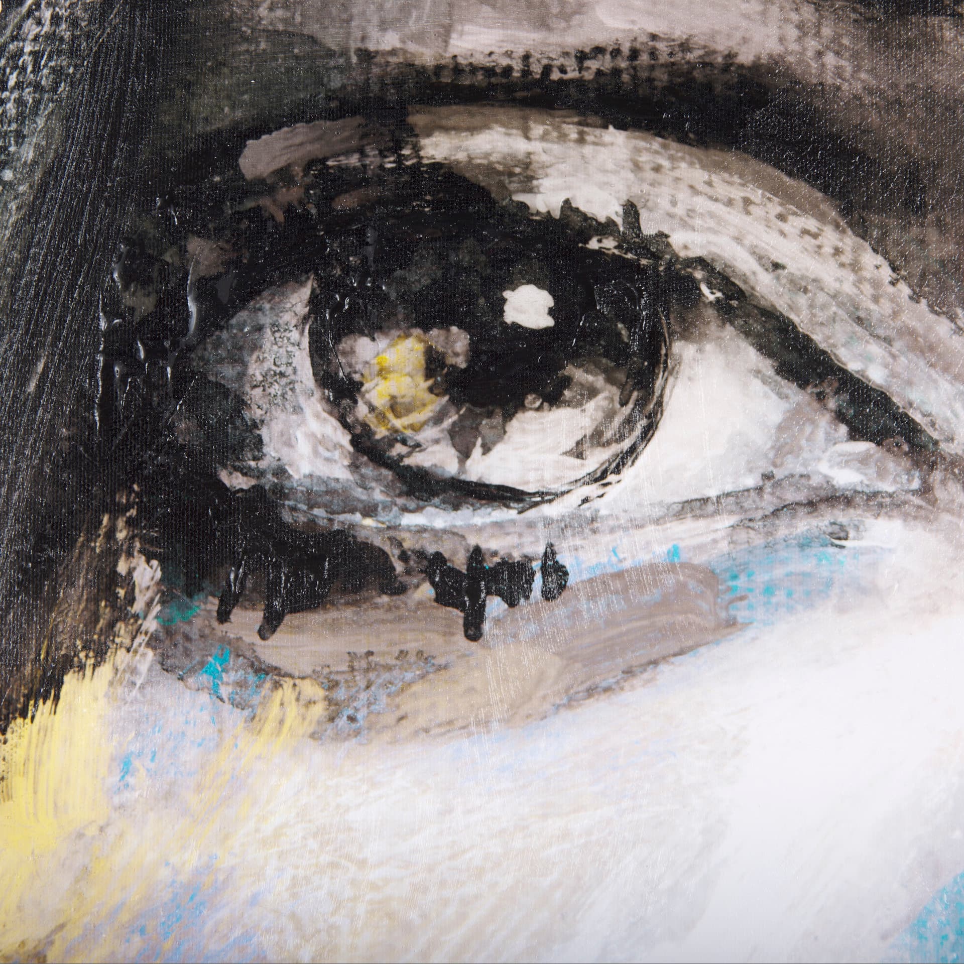 Unity III Woman (FL) by Mercana Studio a Hand Embellished Textured Framed Canvas — product photograph