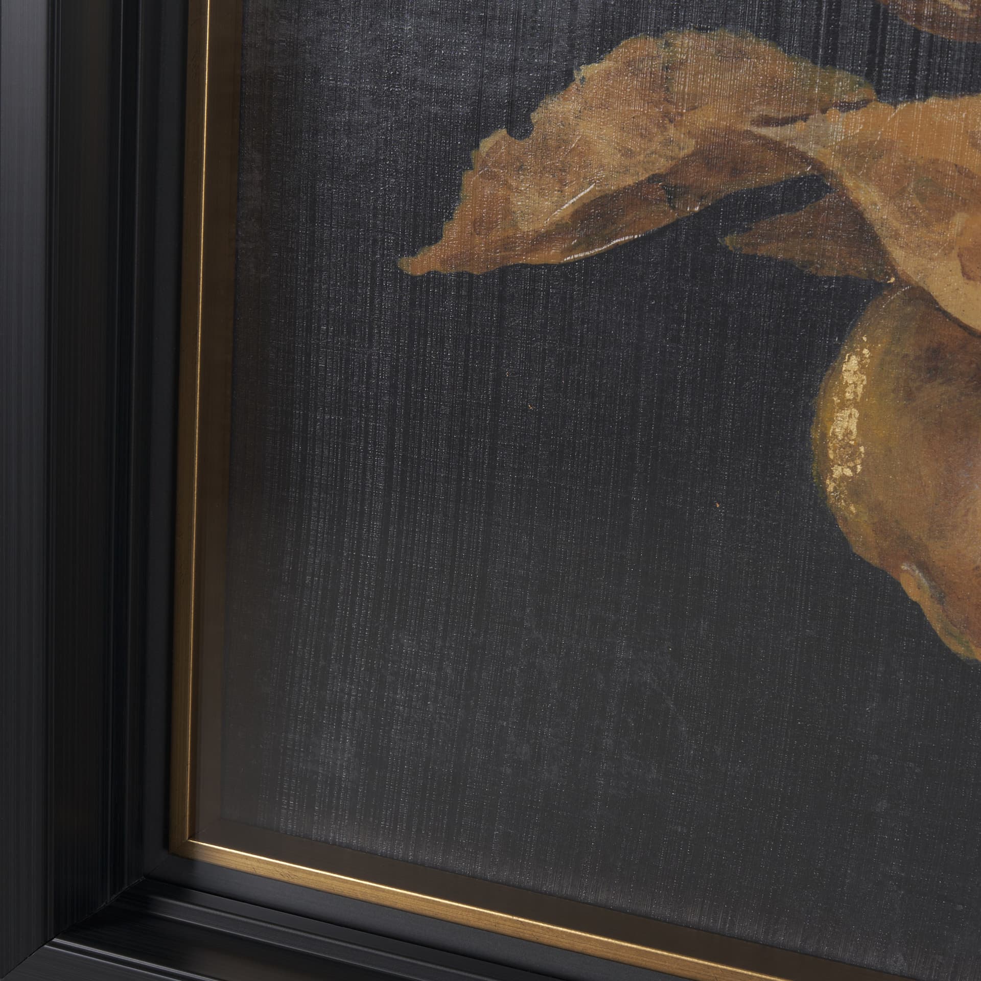 Gilded Bounty I by Mercana Studio a Hand Embellished Framed Art Print Matted under Glass — product photograph