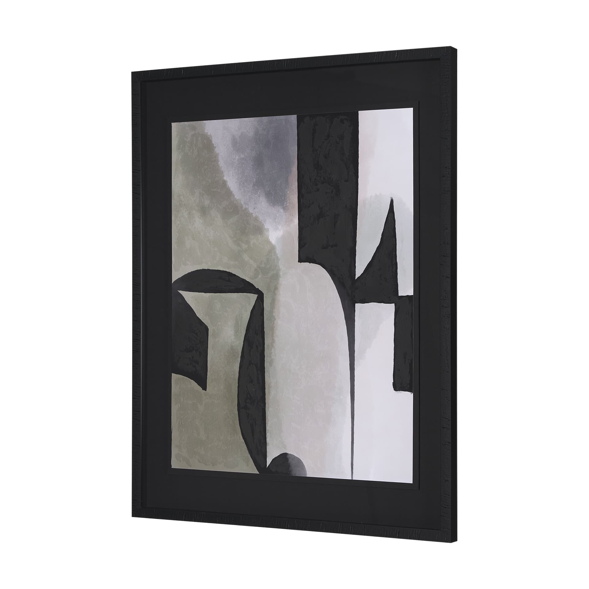 Shape Shift - Tessellate by Mercana Studio Hand Embellished Framed Art Print Matted under Glass — product photograph
