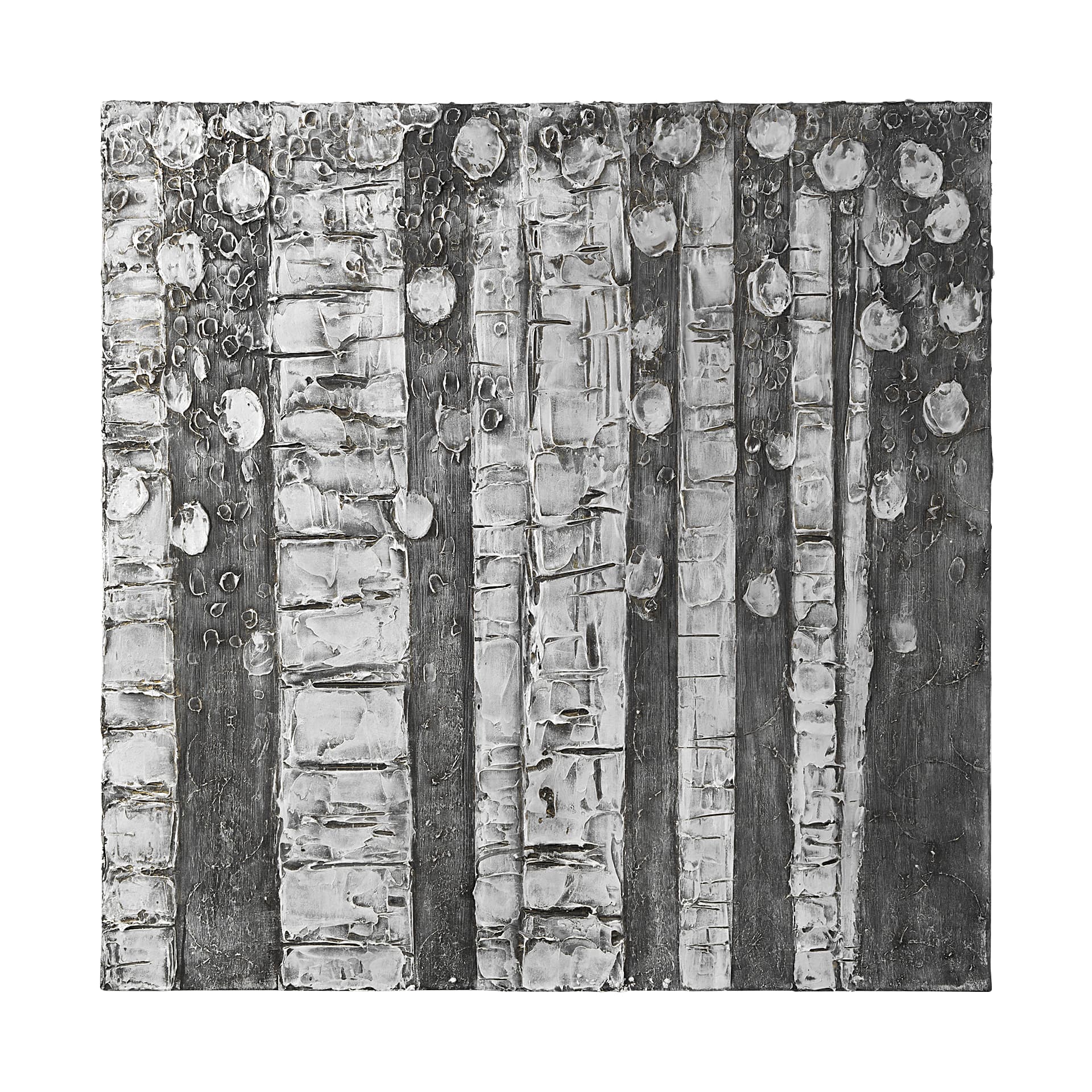 Birch Trees by Studio M a Hand Embellished Gallery-Wrapped Canvas Print — product photograph