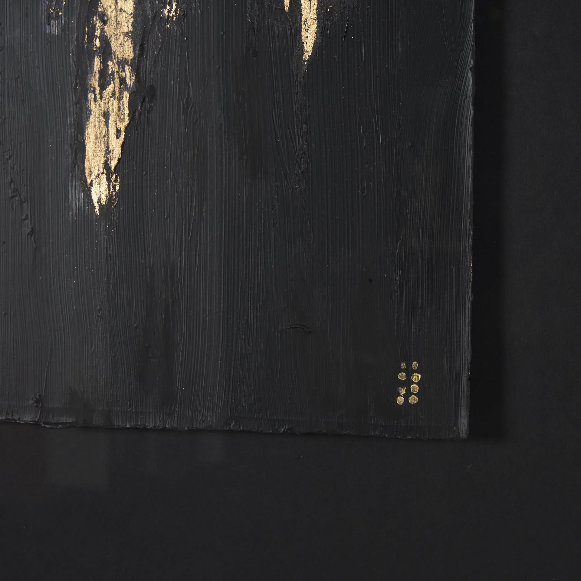 Struck by Studio M a handmade Original Framed 3D Textured Artwork under Glass — product photograph
