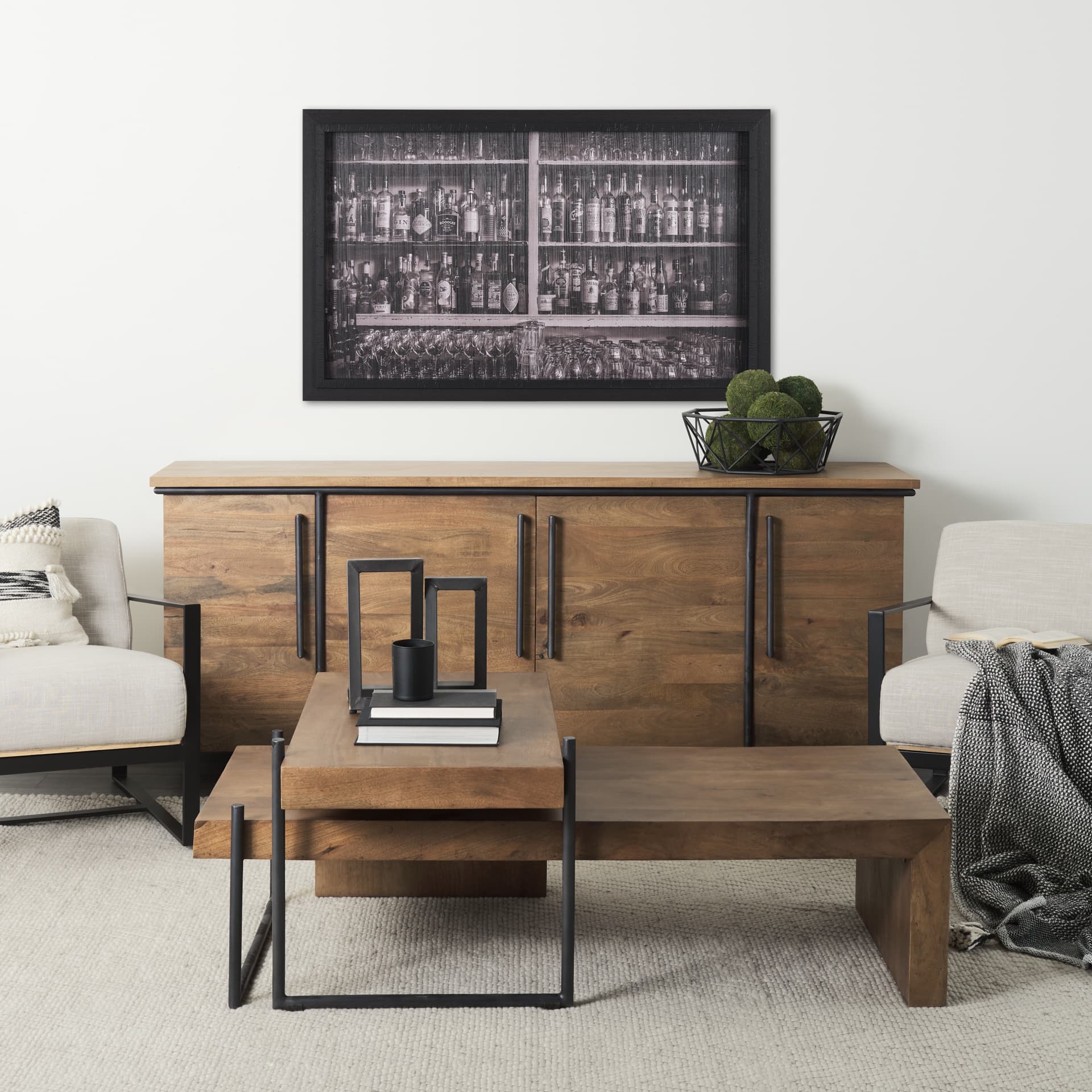 Seattle by Kurt Klein a Hand Embellished Framed Photo Art Print — product photograph