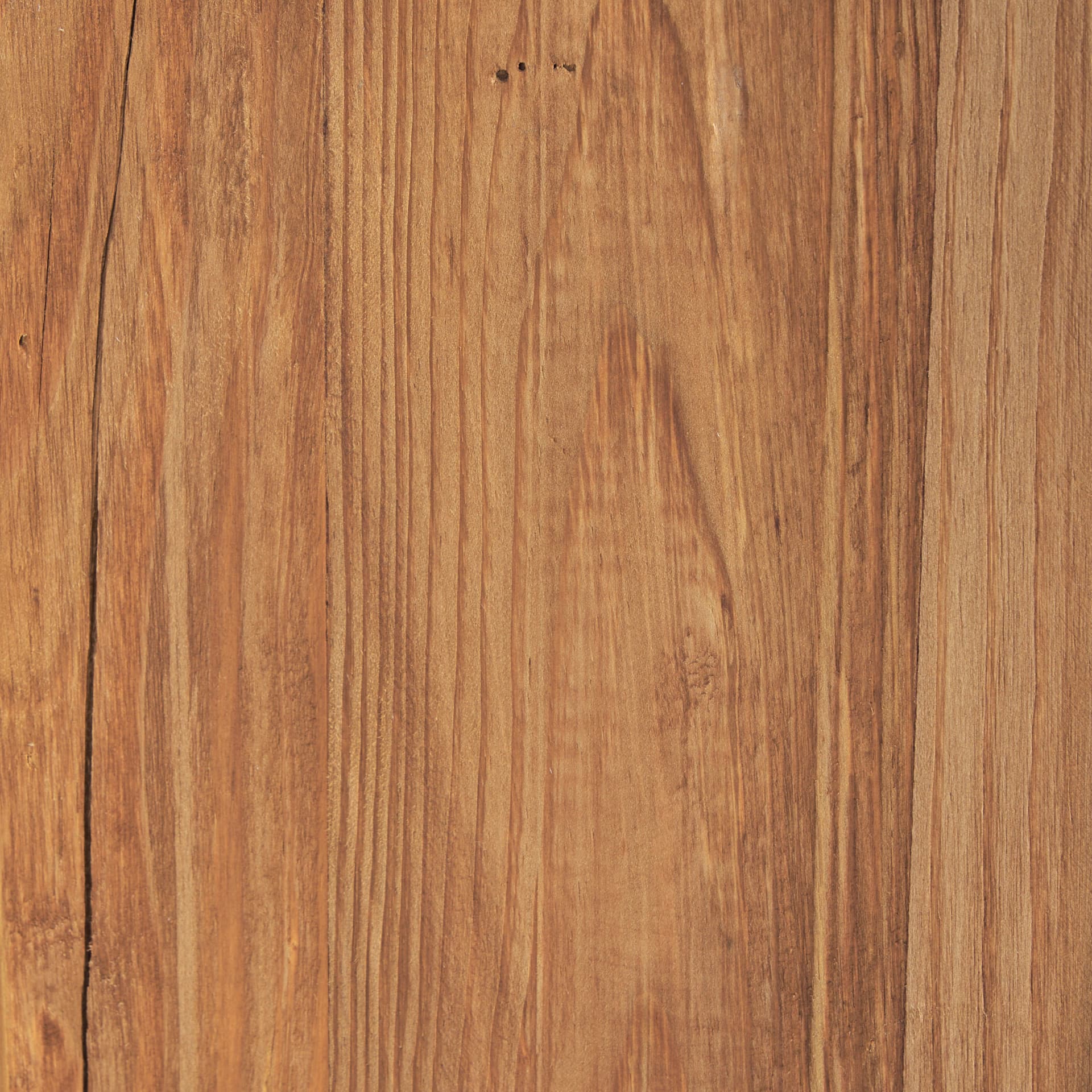 Tucson Natural Wood w/ Round Black Oak Top Side Table — product photograph