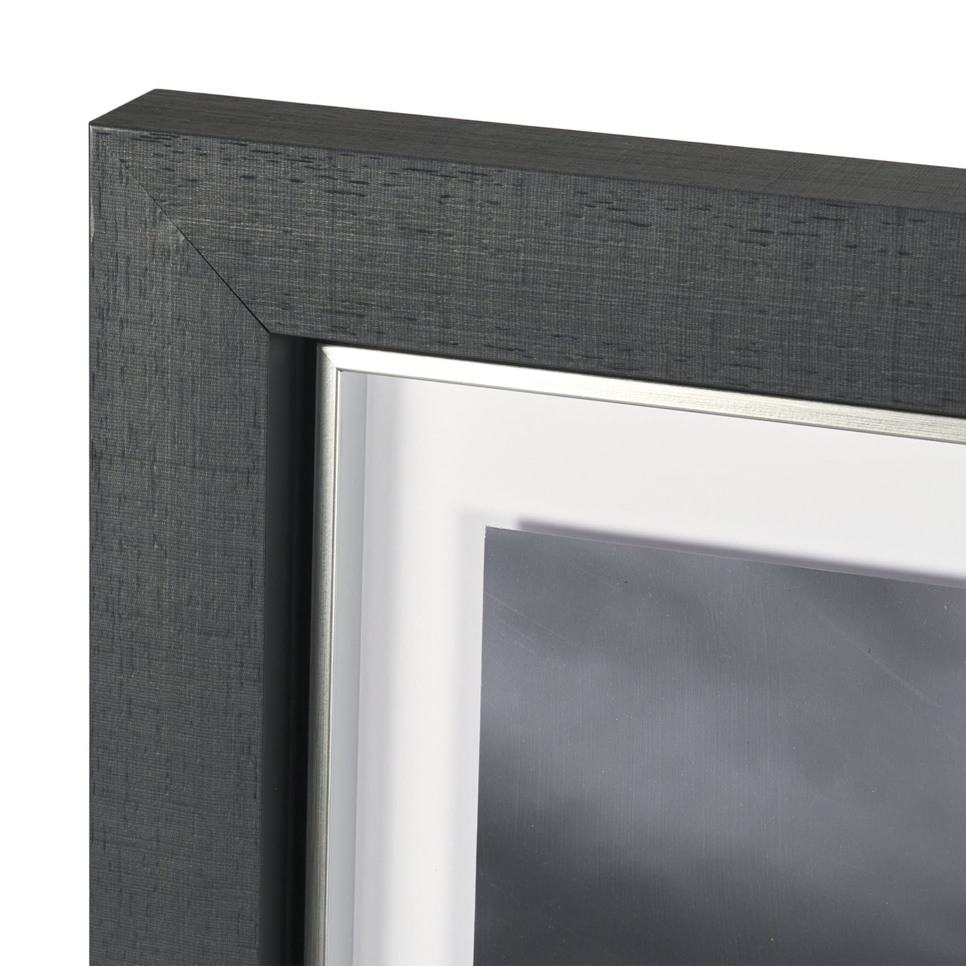 Brooklyn Bridge (Set of 3) by Richard Silver Textured Framed Art Print Matted under Glass — product photograph