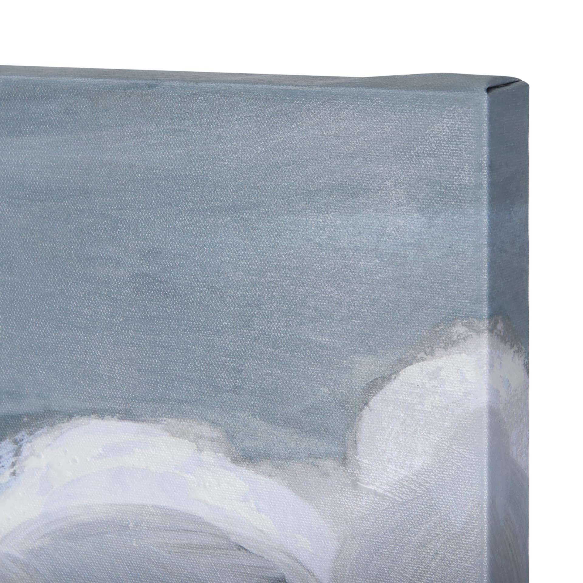 Grey Sky I by Mercana Studio a Hand Embellished Textured Canvas — product photograph