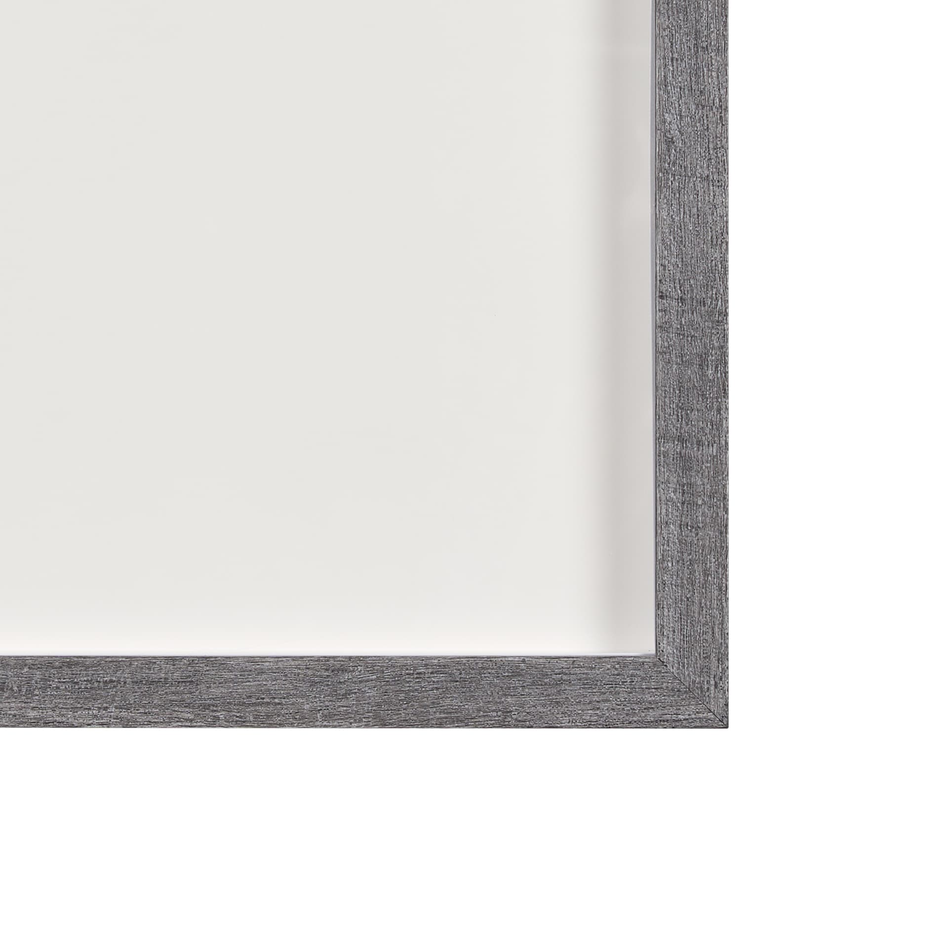 White Moon by Studio M a handmade Original Framed Artwork under Glass — product photograph