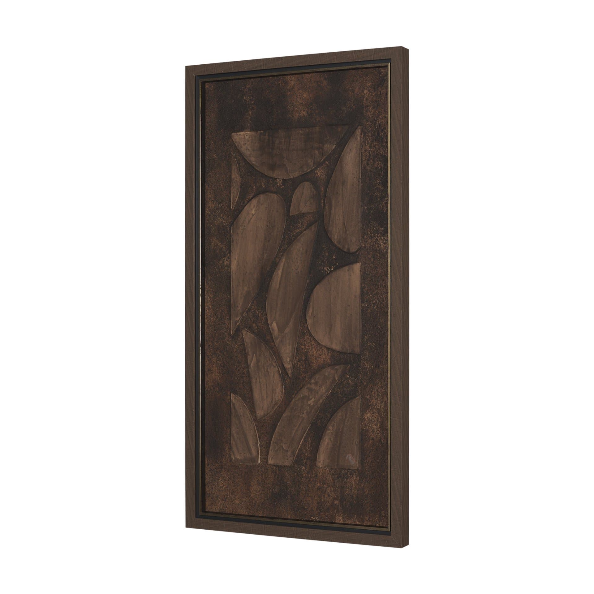 Silt I by Mercana Studio Handmade Original Framed Artwork Matted under Glass — product photograph
