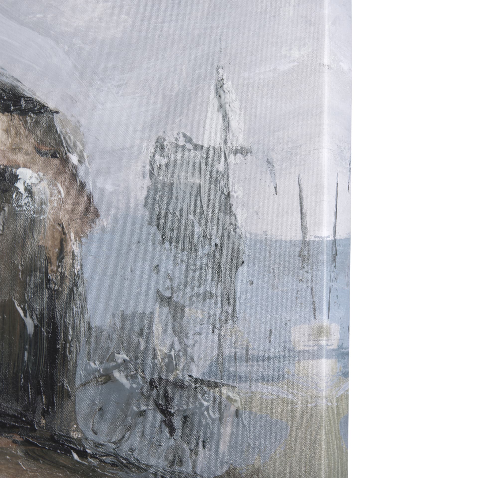 Late Autumn in Countryside II by Mercana Studio a Hand Embellished Textured Canvas — product photograph