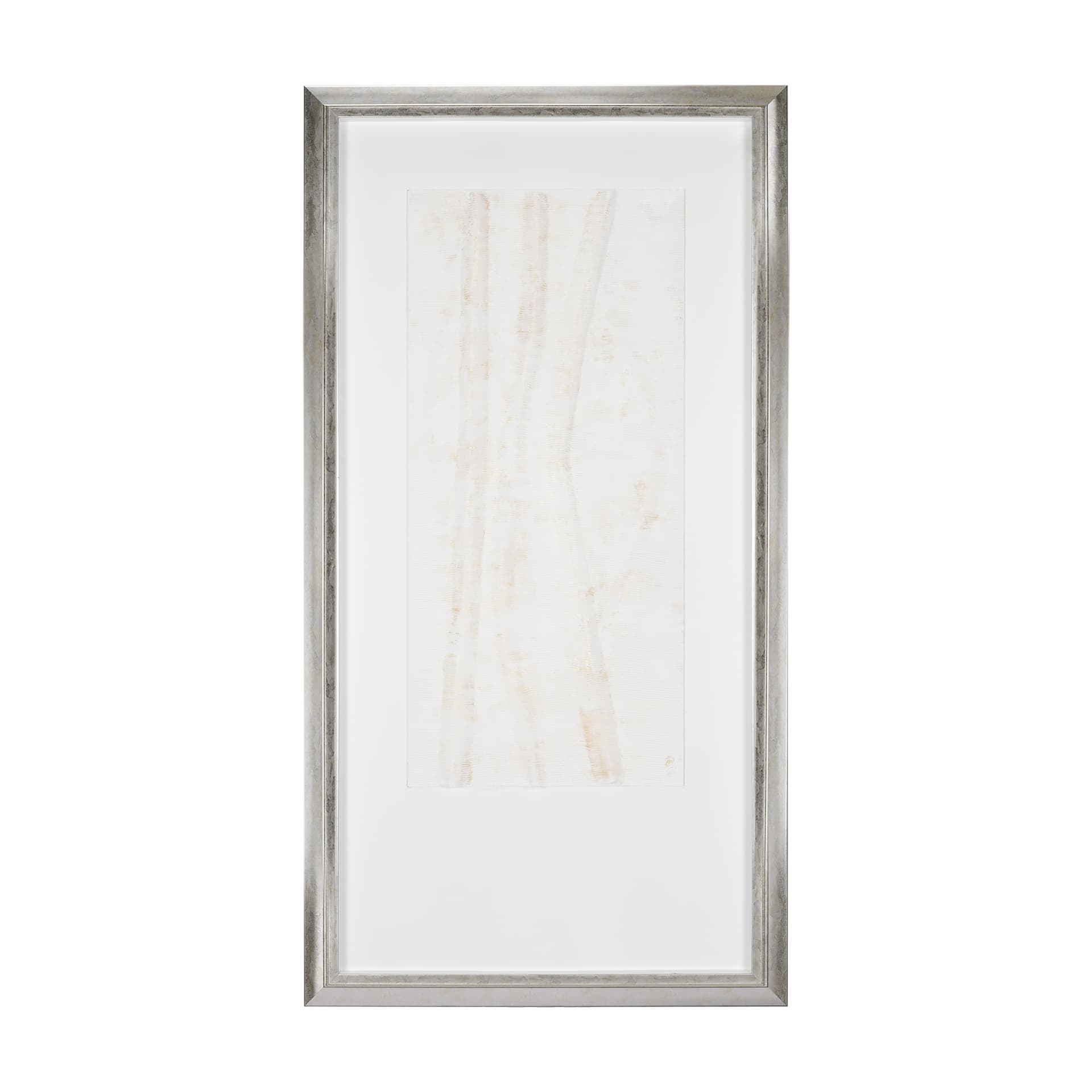 Lime Washed Branches II by Studio M a handmade Original Framed Artwork under Glass — product photograph