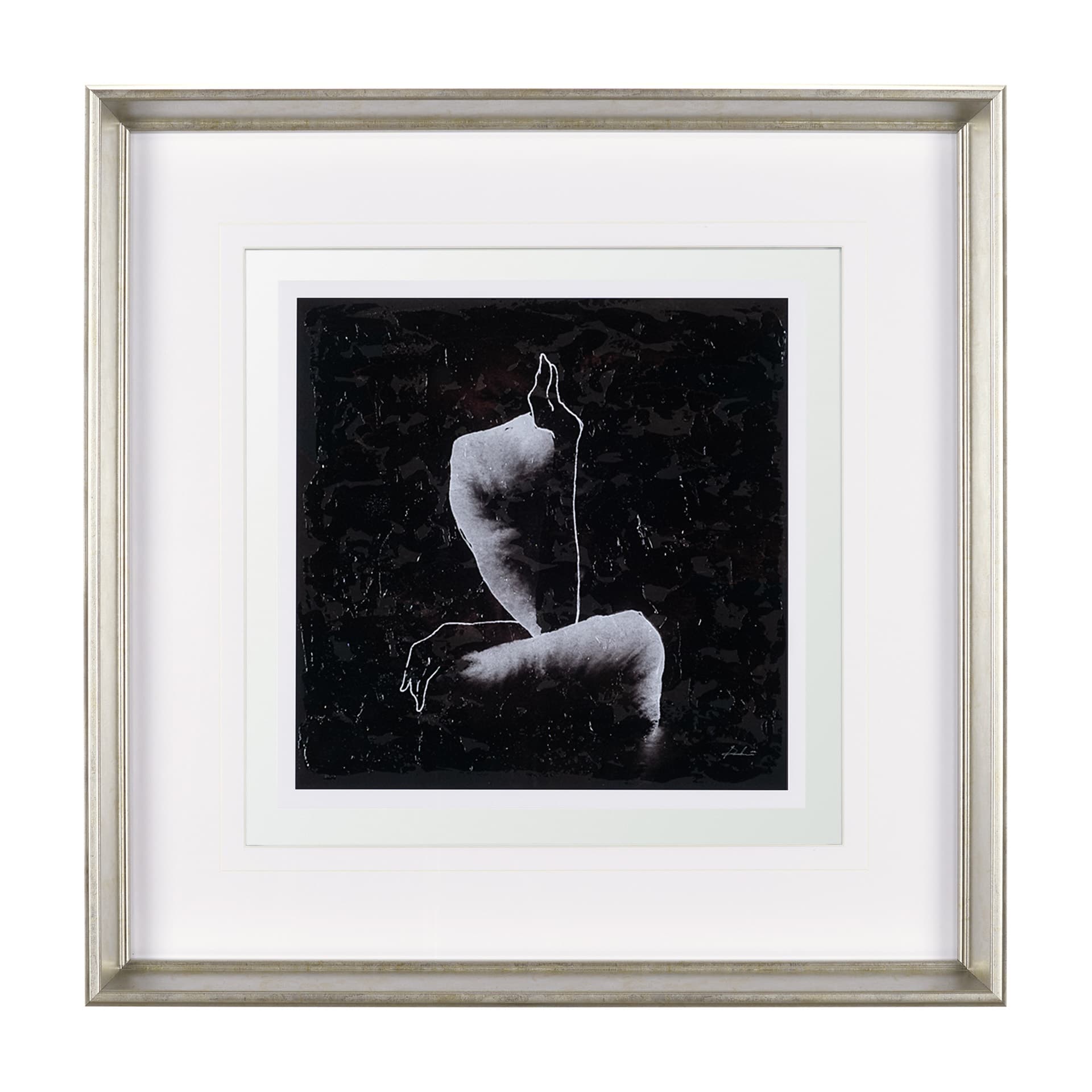 Andromedae I by Melody D a Hand Embellished Textured Framed Art Print Matted under Glass — product photograph