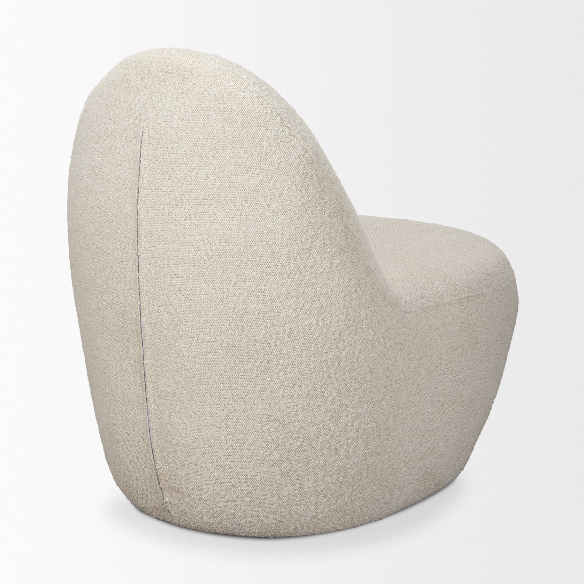 Beverly Cream Boucle Accent Chair — product photograph