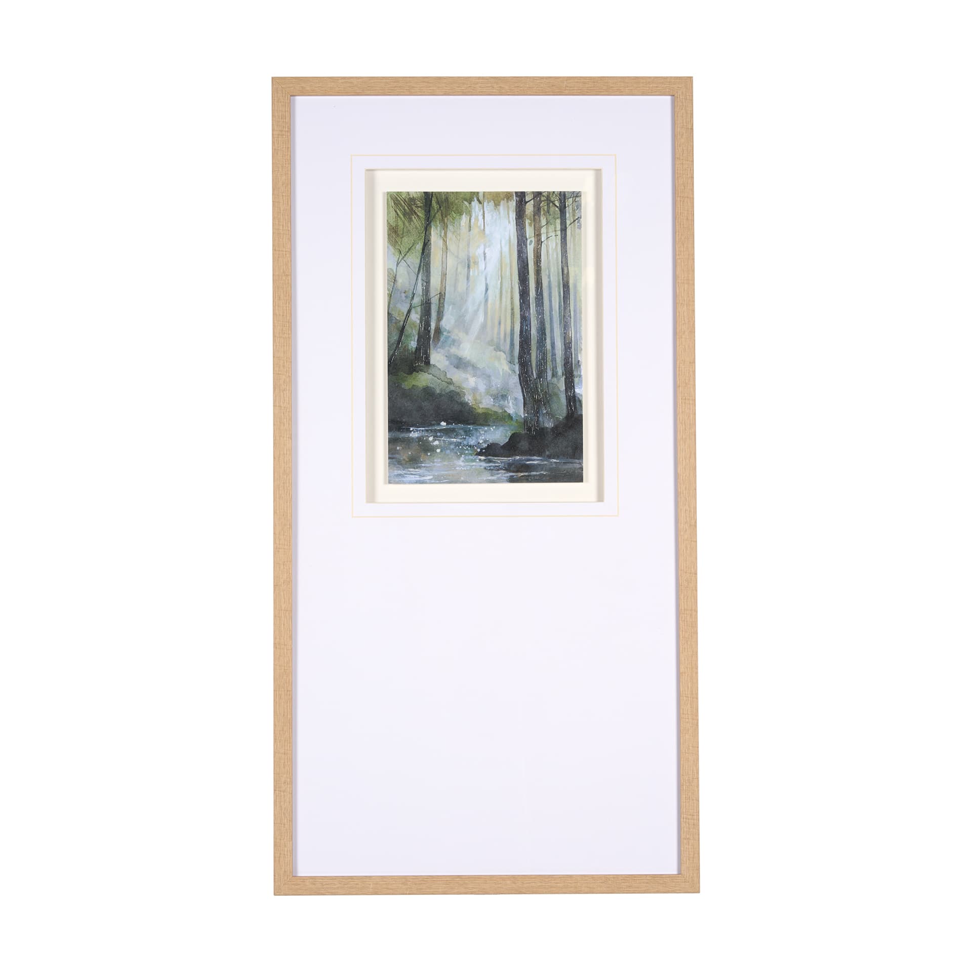 Spring Light II by Mercana Studio a Hand Embelished Textured Framed Art Print Matted under Glass — product photograph