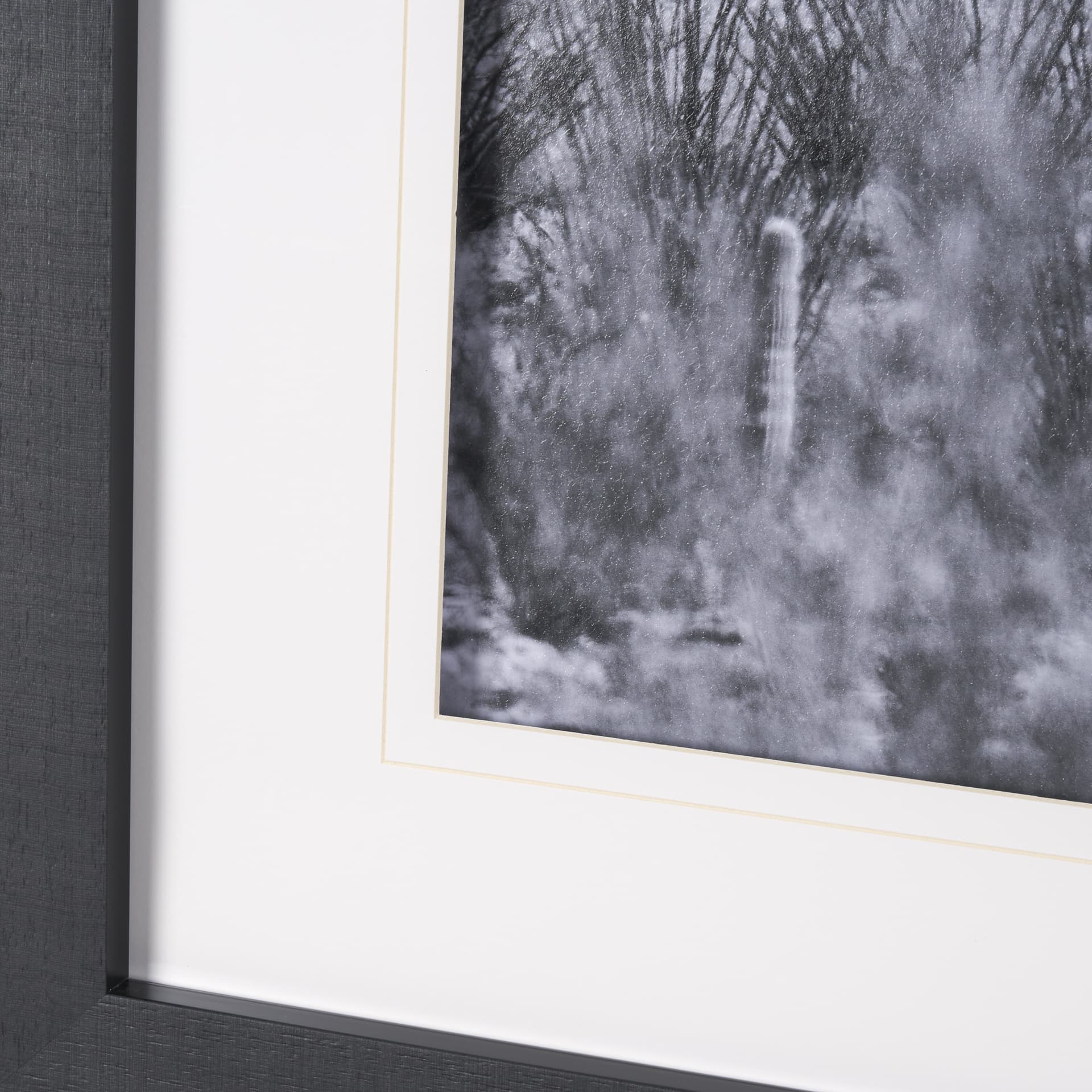 American Borderlands by Nathan Larson Hand Embelished Textured Framed Photo Art Print Matted under G — product photograph