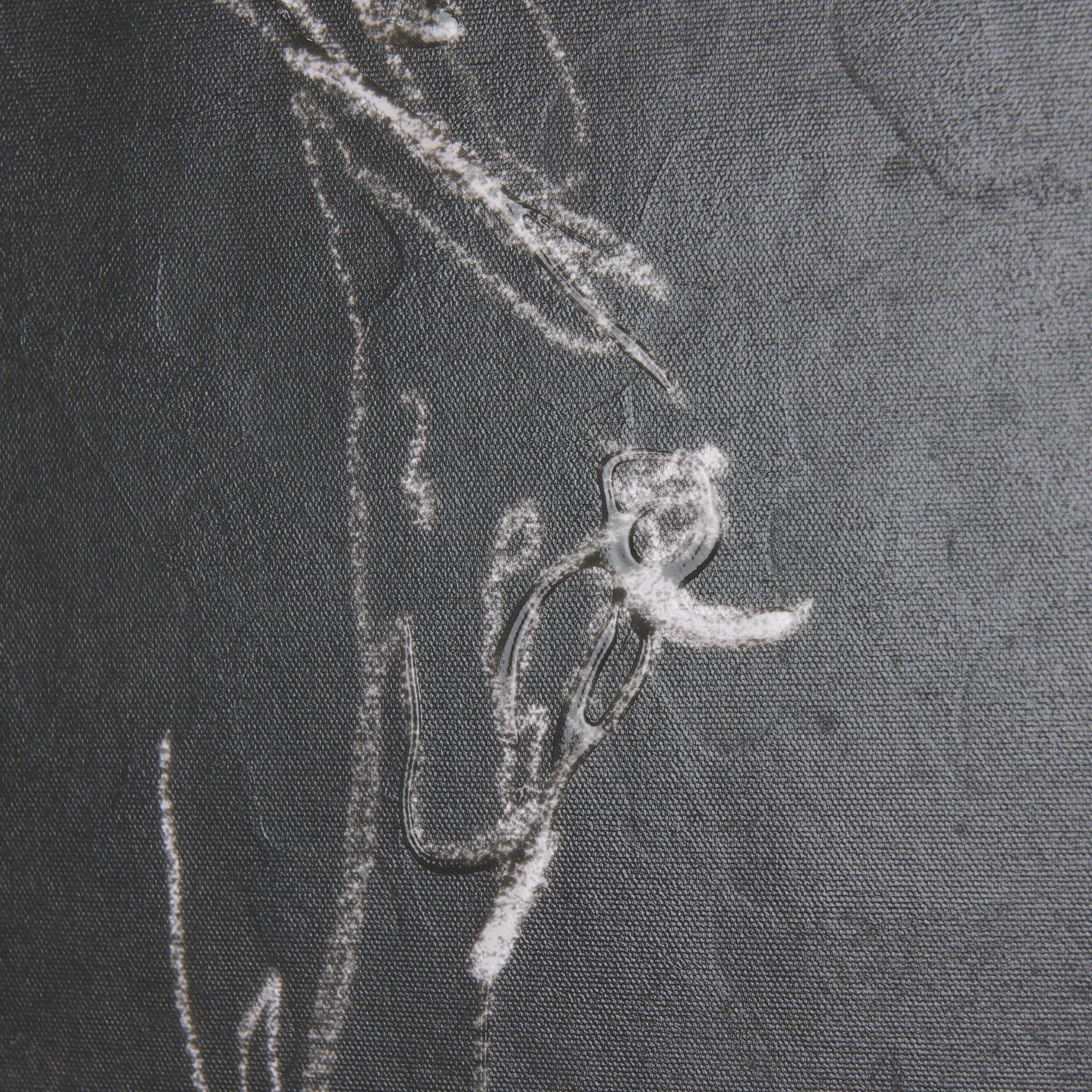 Thoroughbred Dark III by Mercana Studio a Hand Embellished Textured Canvas — product photograph