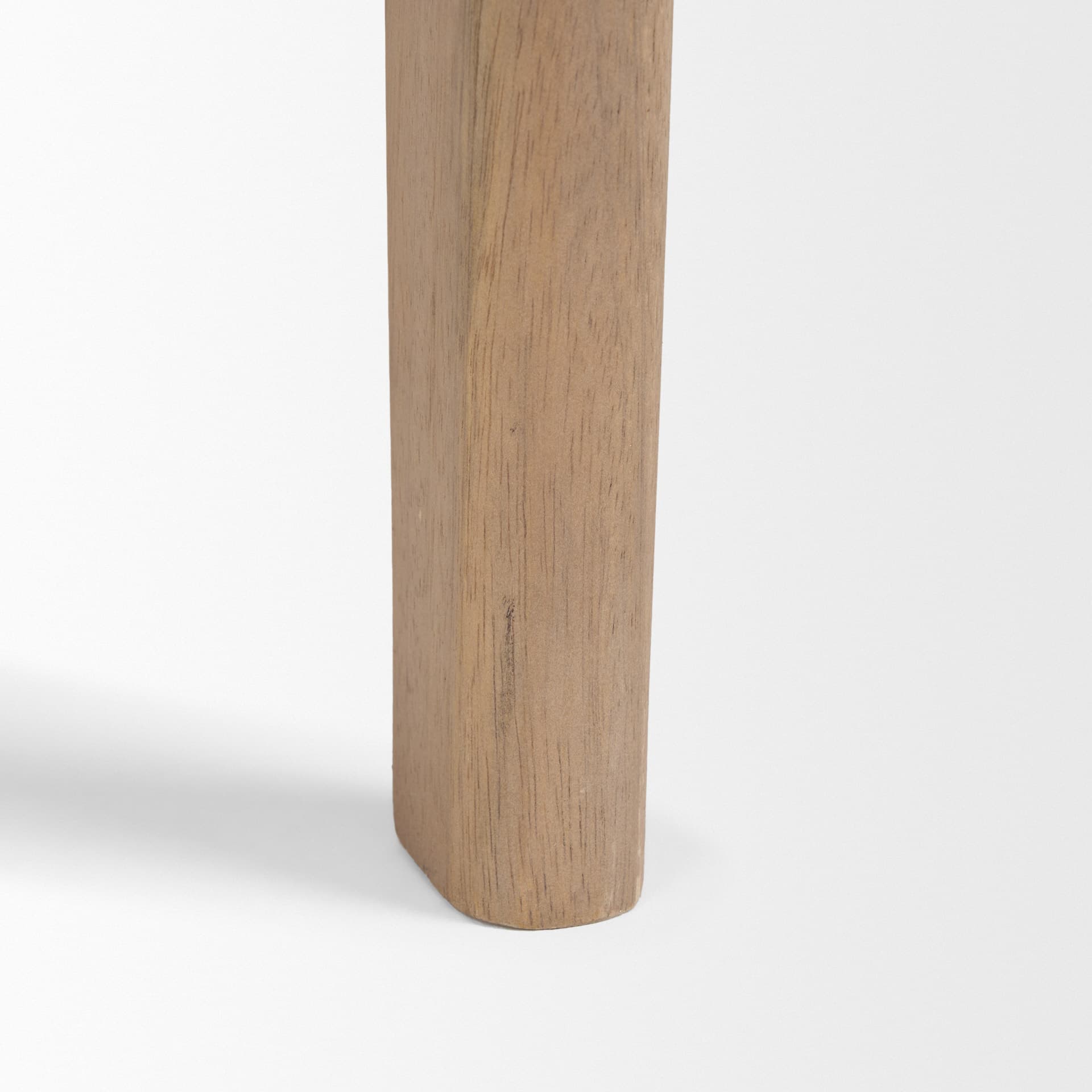 Cleaver I 22 x 24 Round Top Brown Solid Wood Accent Table — product photograph