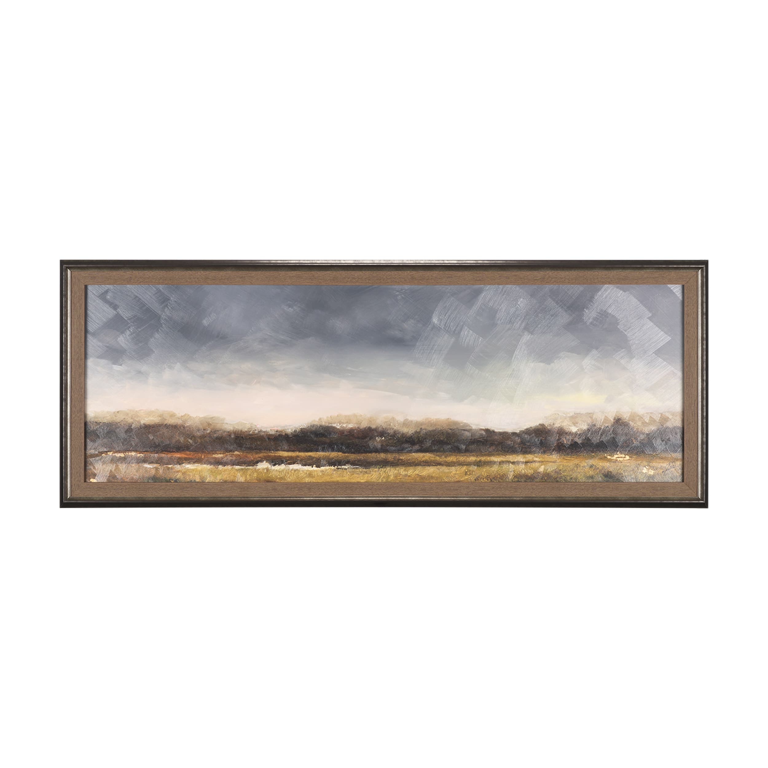 Rainy Landscape by Mercana Studio a Hand Embelished Textured Framed Art Print — product photograph