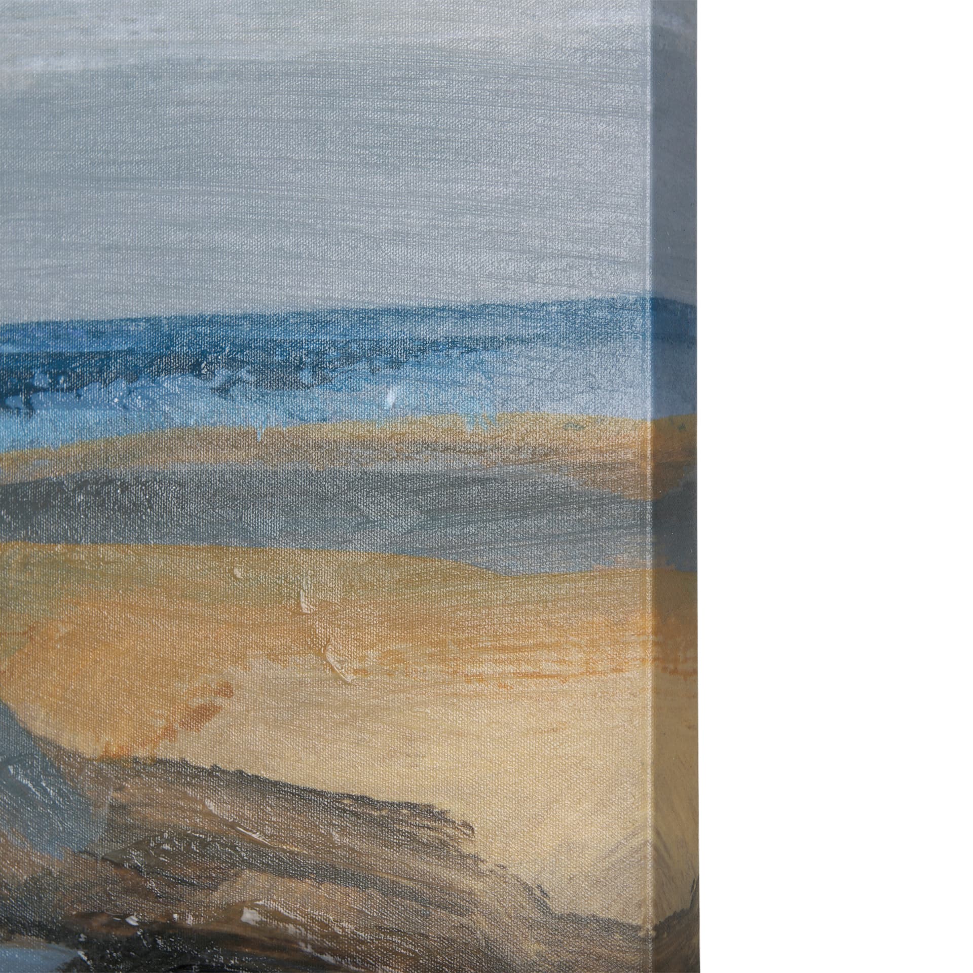 Grey Sky II by Mercana Studio a Hand Embellished Textured Canvas — product photograph