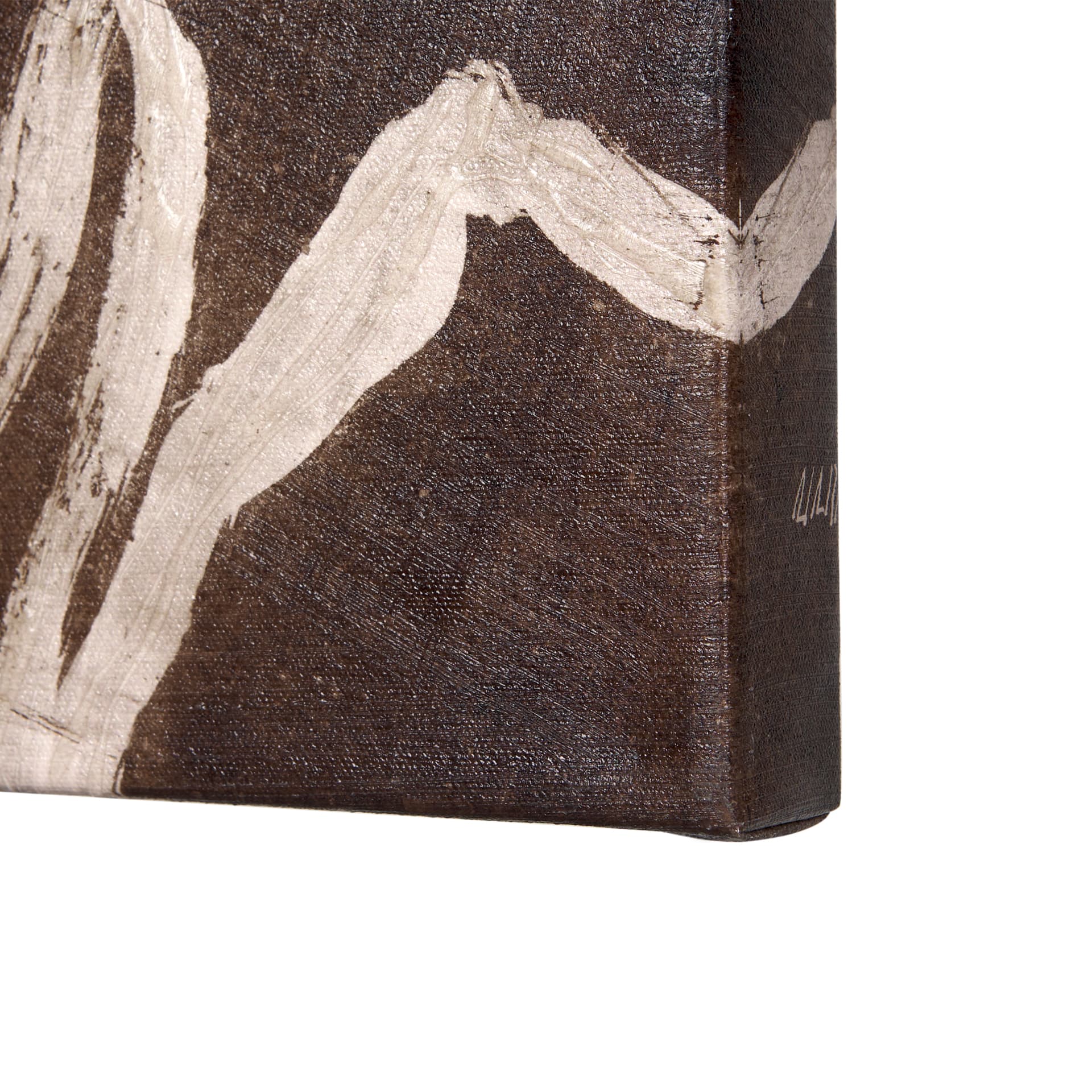 Horse Herd IV by Mercana Studio a Hand Embellished Textured Canvas — product photograph