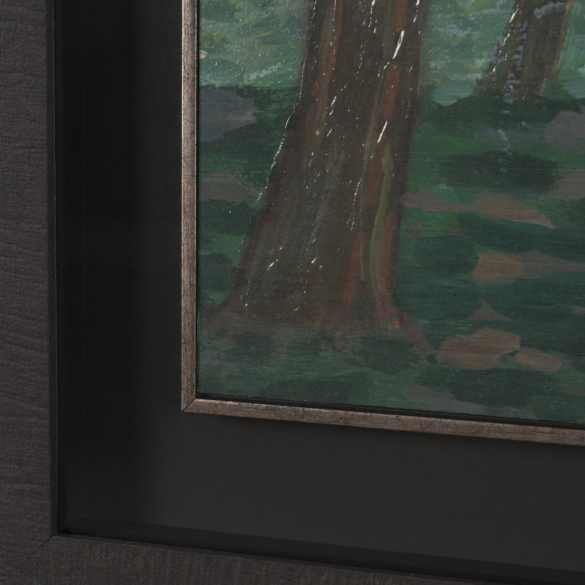Majestic Garden IV by Mercana Studio a Hand Embellished Framed Art Print under Glass — product photograph