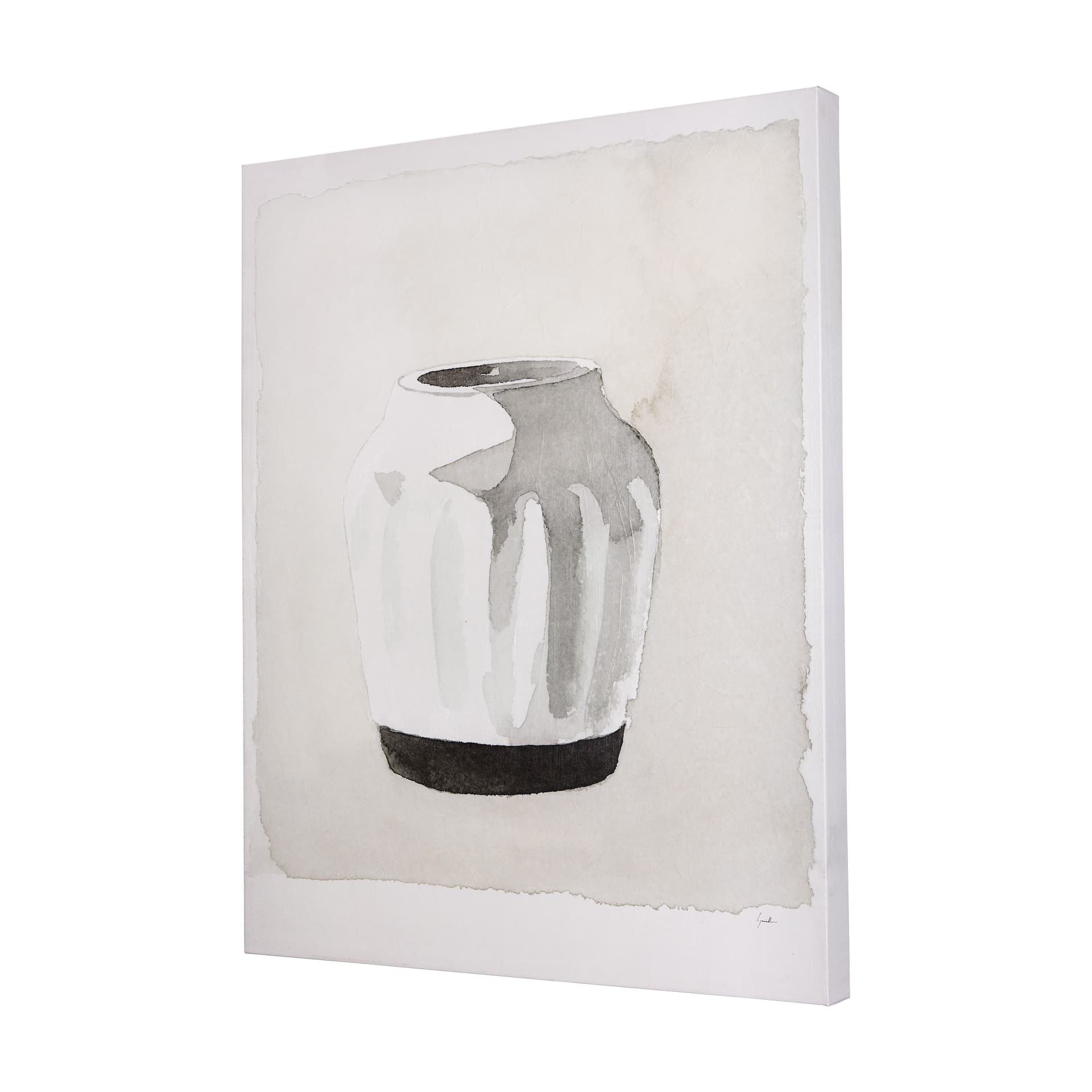 Vessel II by Mercana Studio a Hand Embellished Textured Canvas — product photograph