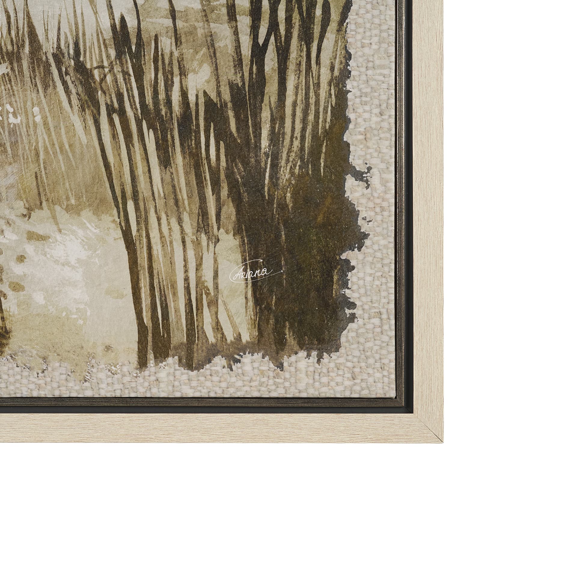 Timeless Vista III by Mercana Studio Hand-Embellished Textured Framed Canvas Artwork — product photograph